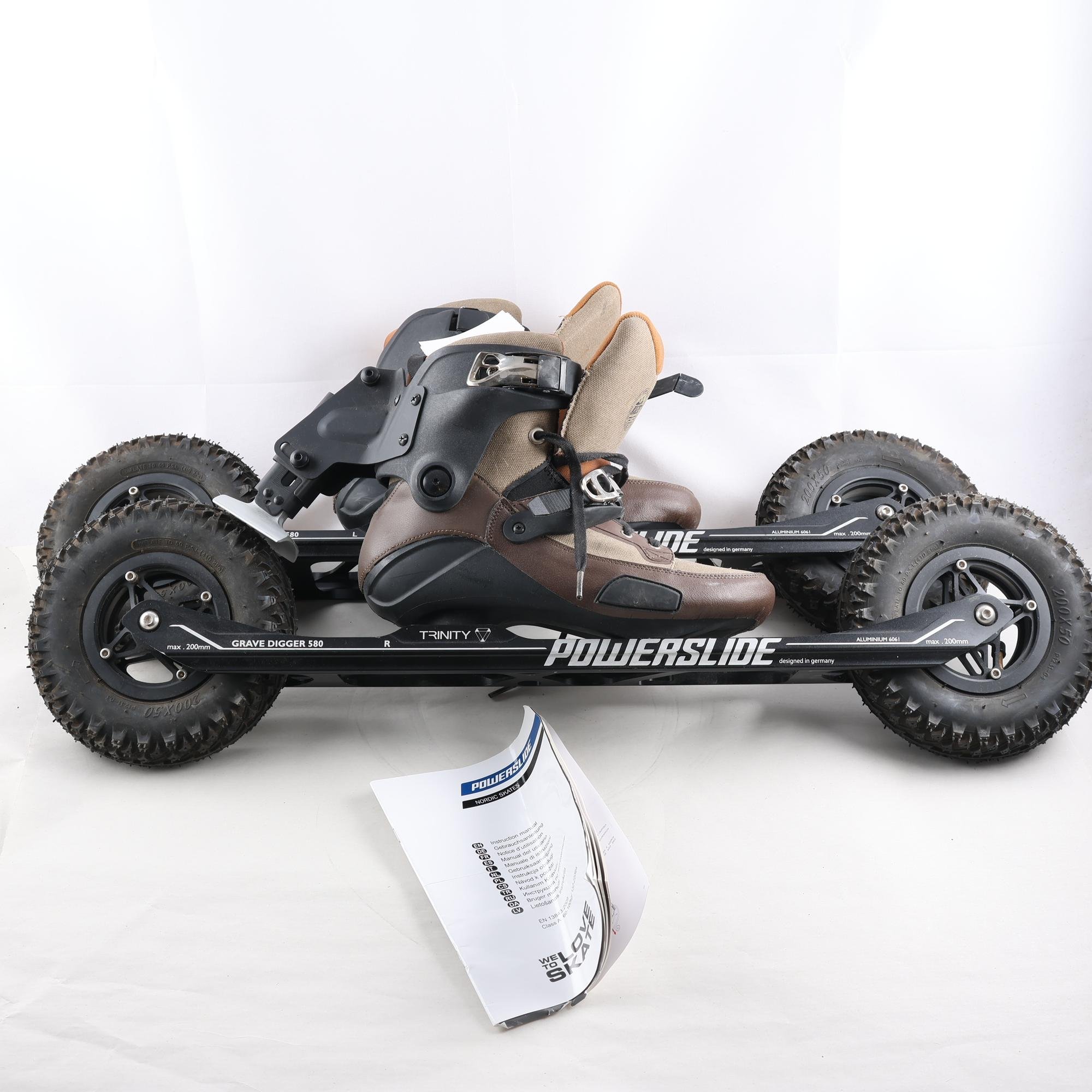 Inlines, off ride skridskor, Powerslide, Gravedigger 580, stl.43. Samfraktas ej