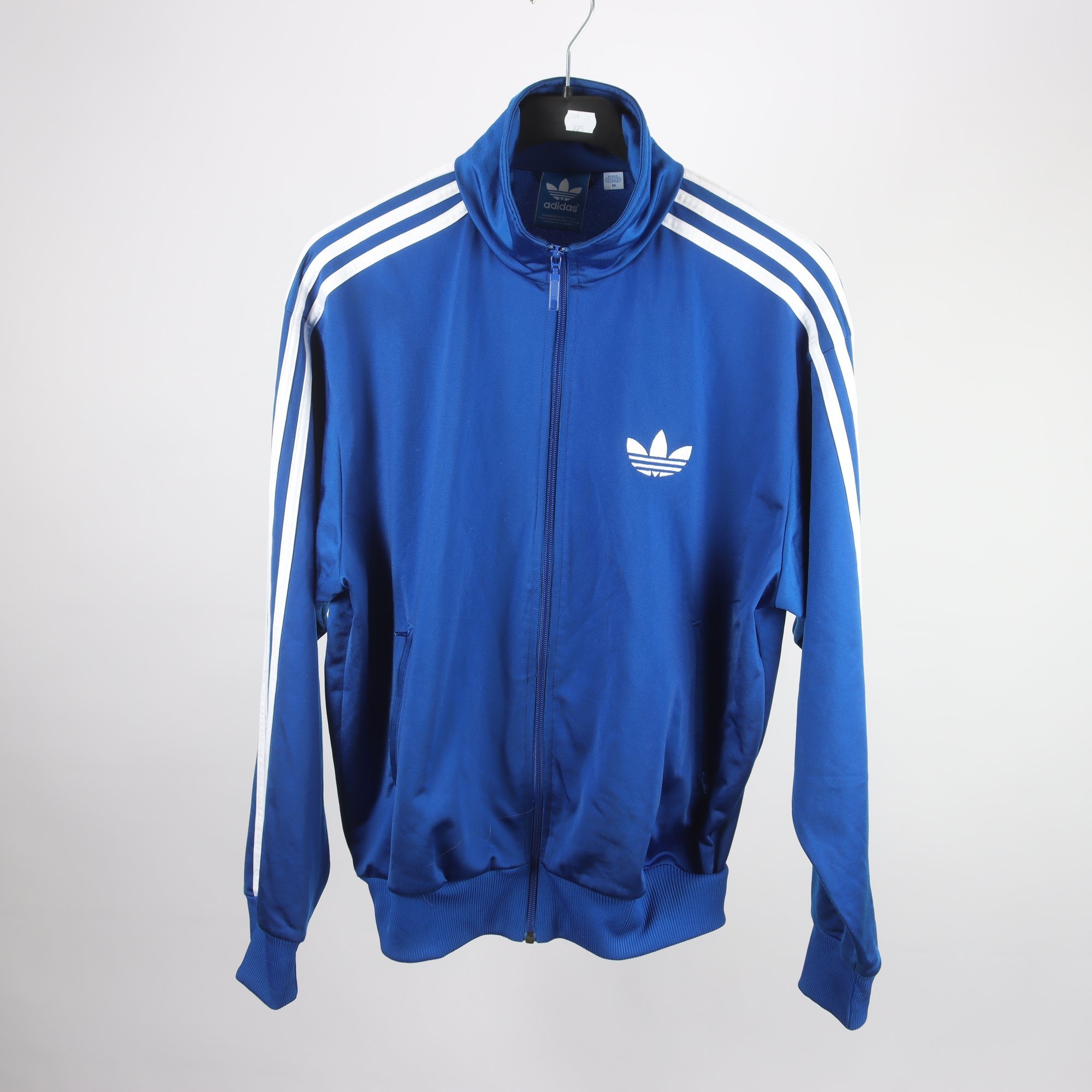 Träningsjacka, Adidas, blå, stl. M.