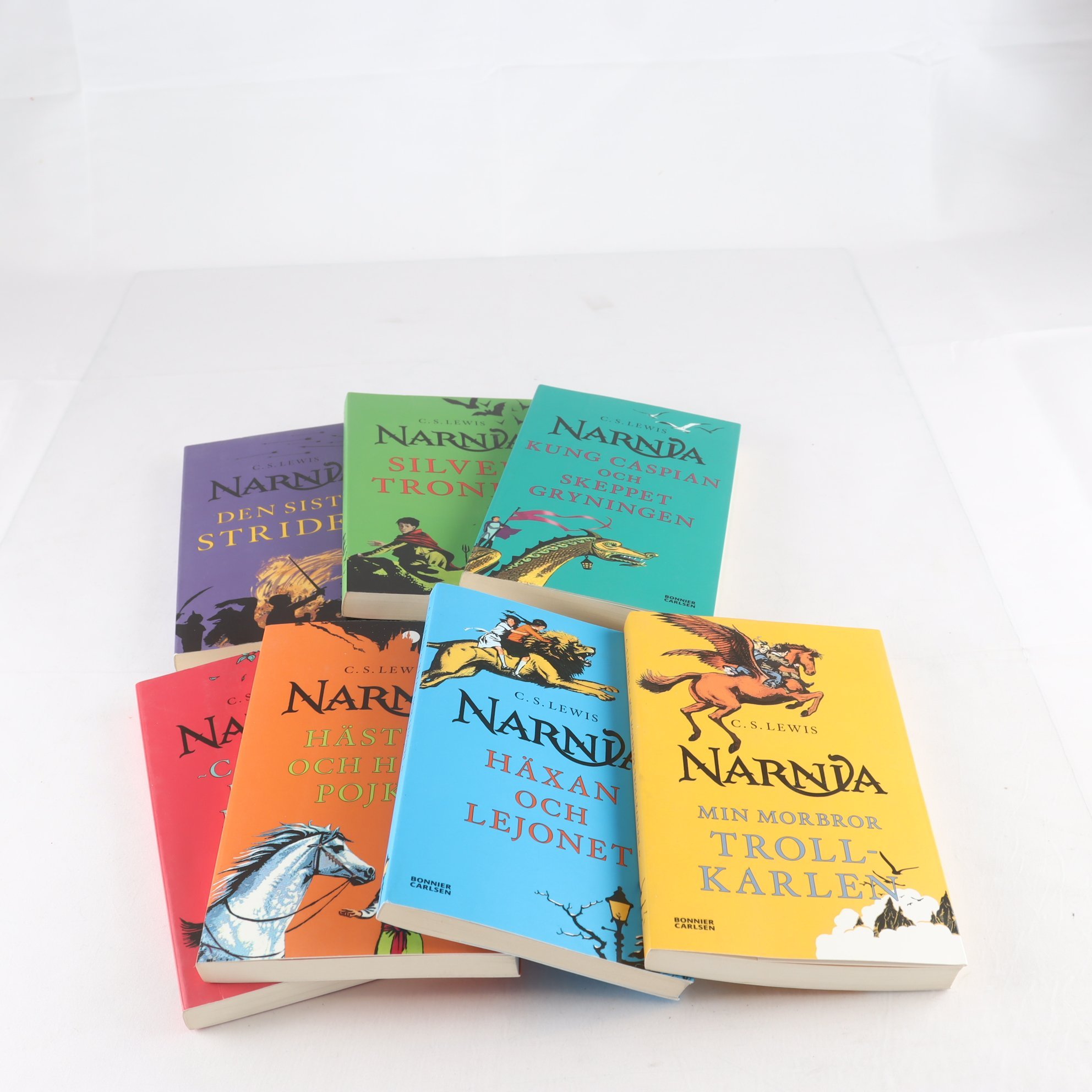 Narnia, C. S. Lewis, bokpaket med samtliga 7 delar