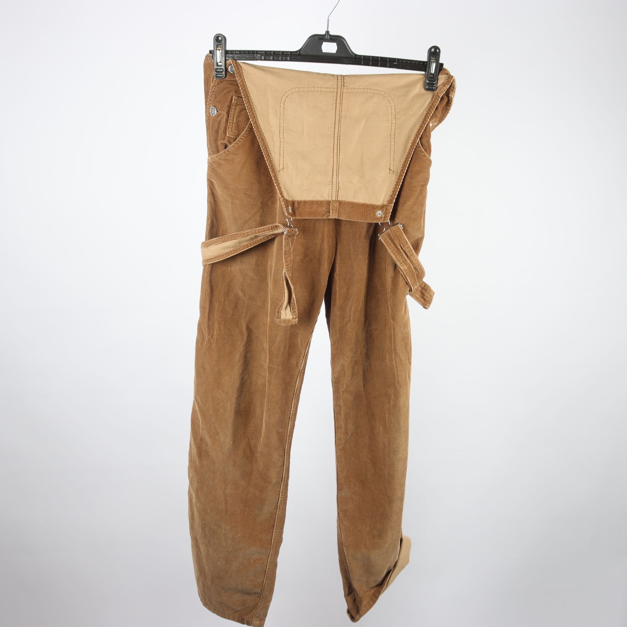 Hängselbyxor, A.P.C, brun, manchster, stl. S.