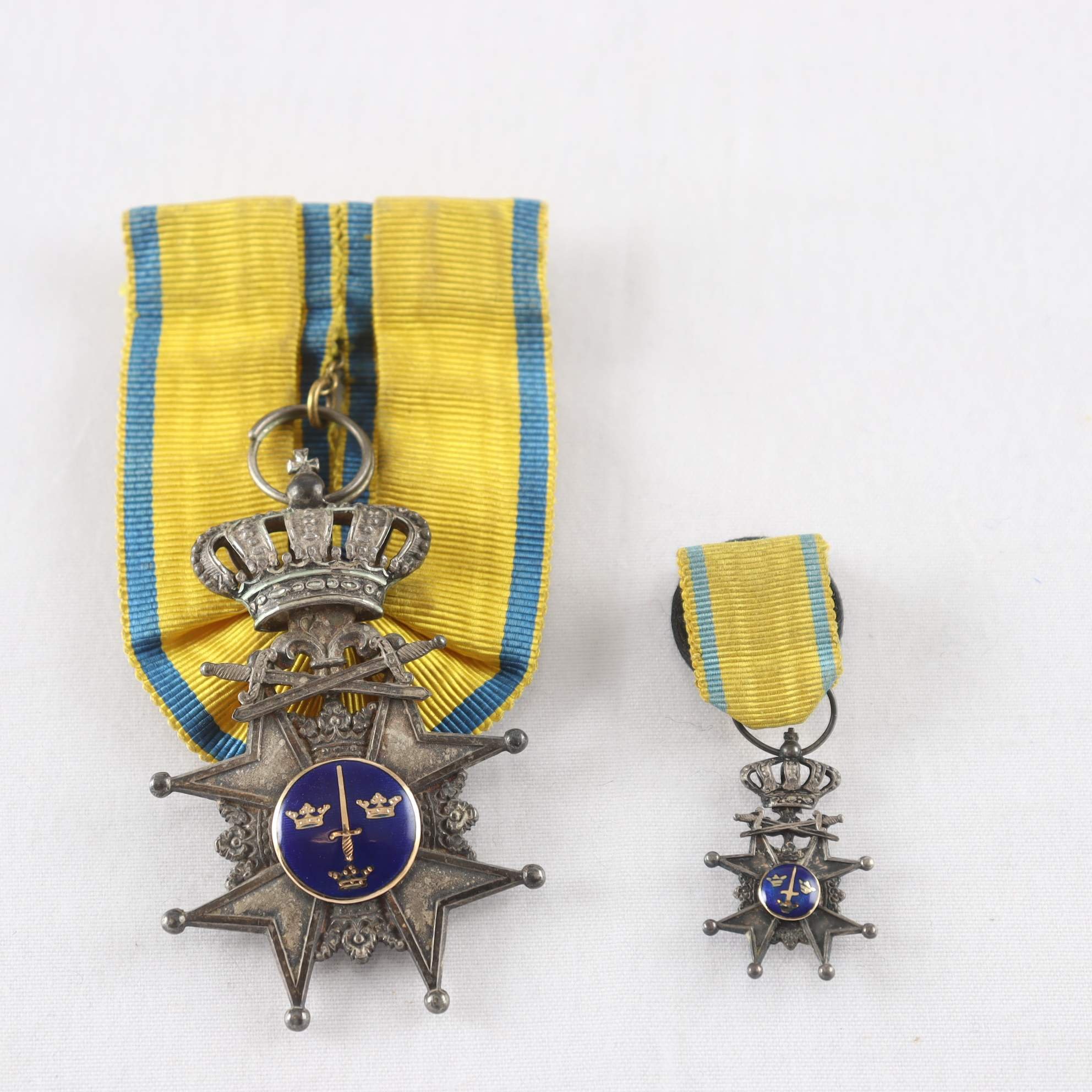 Medaljer, Svärdsorden, 2 st