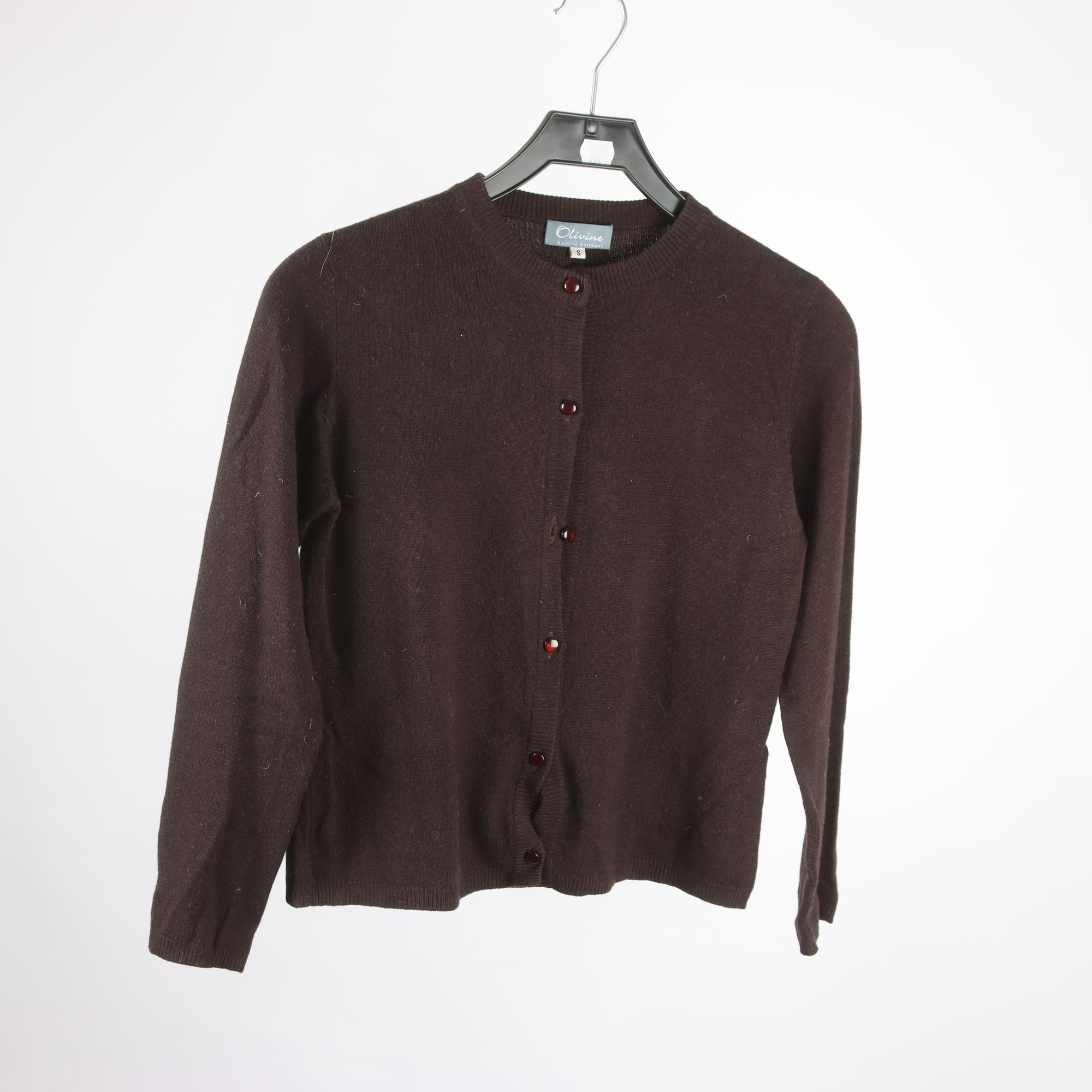 Kofta, Olivine, brun, 100% cashmere, stl. S.