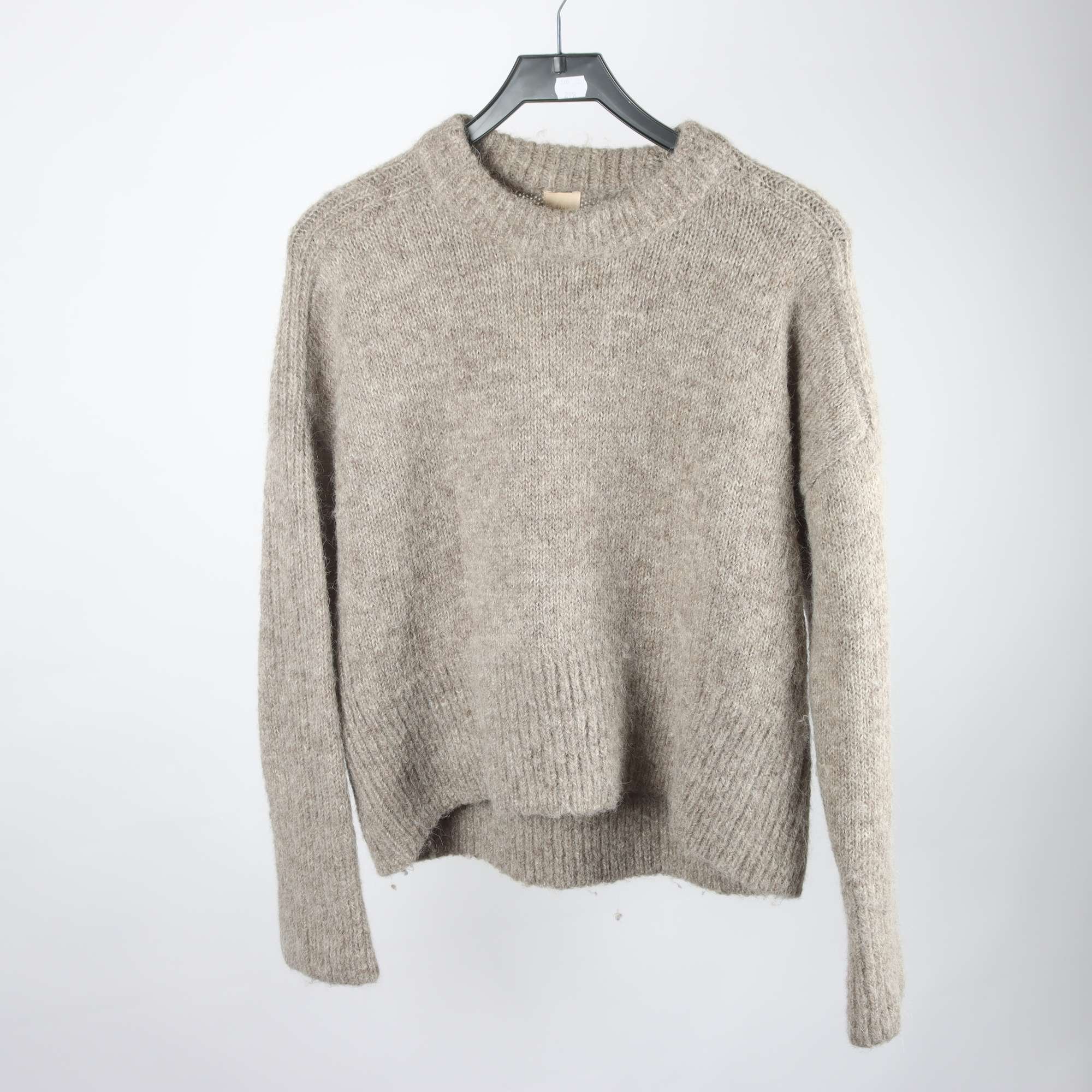Tröja, H&M, grå, ull, alpaca, stl. S.