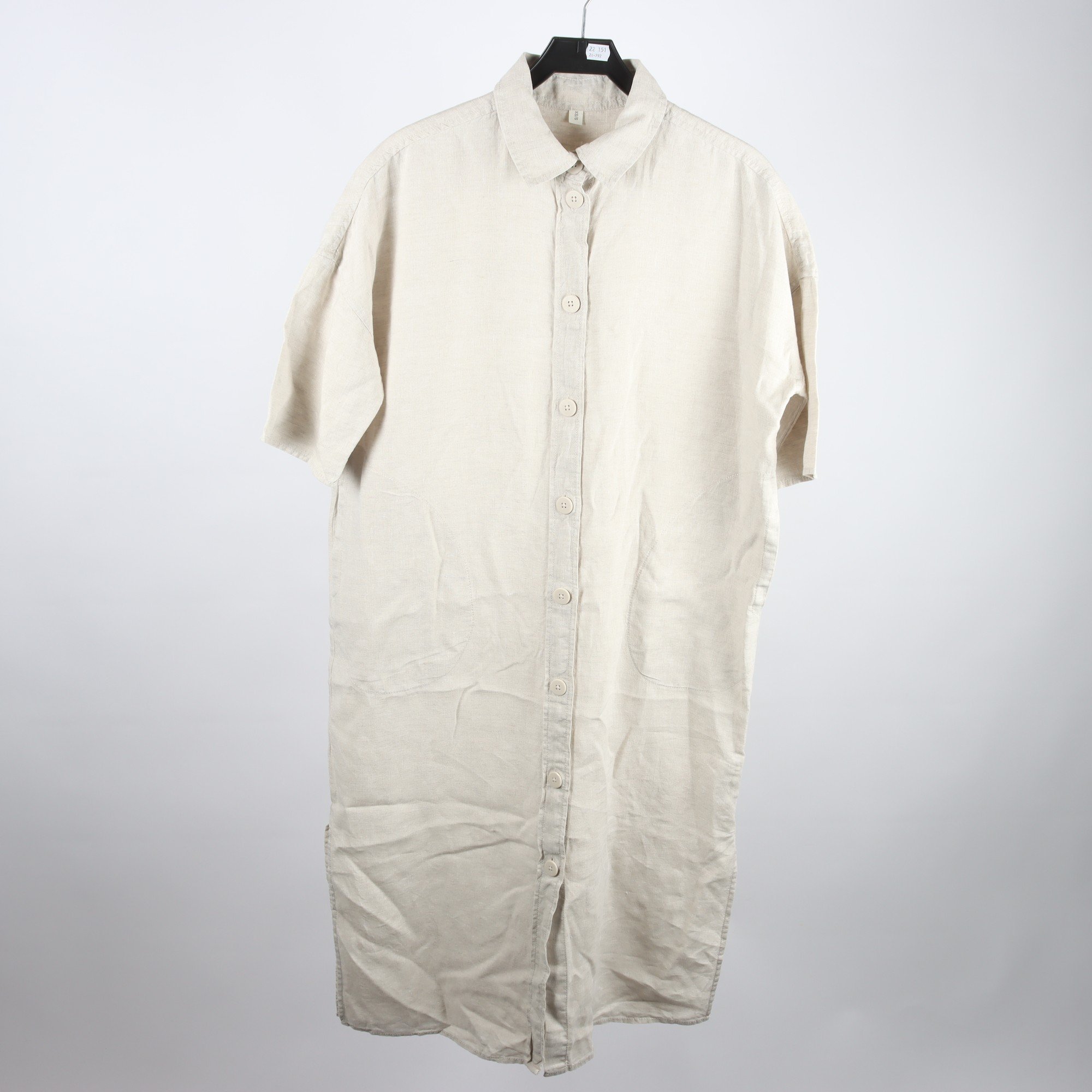 Klänning, kay/day, 100% lin, stl. XS/S