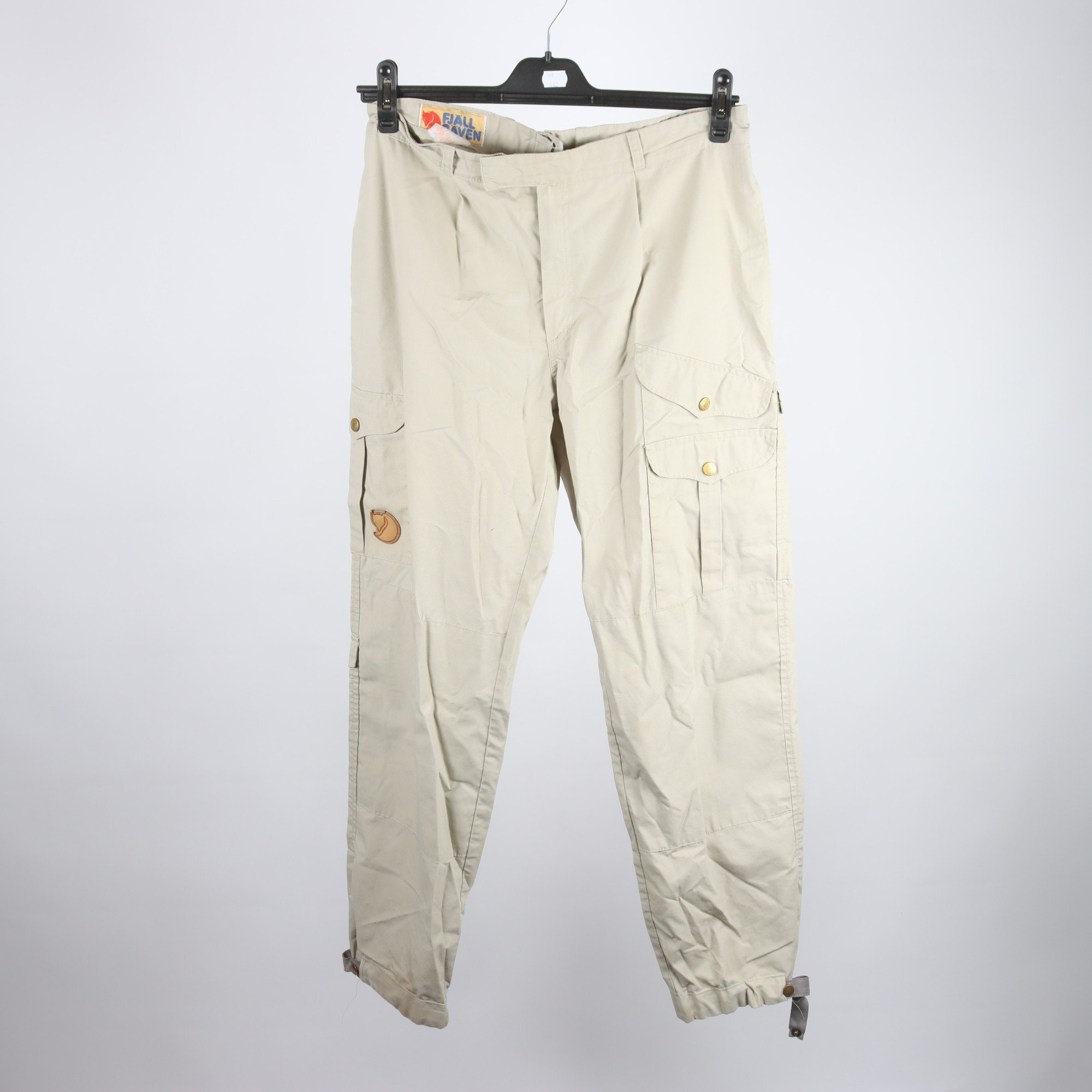 Friluftsbyxor, Fjällräven, beige, stl. 50.