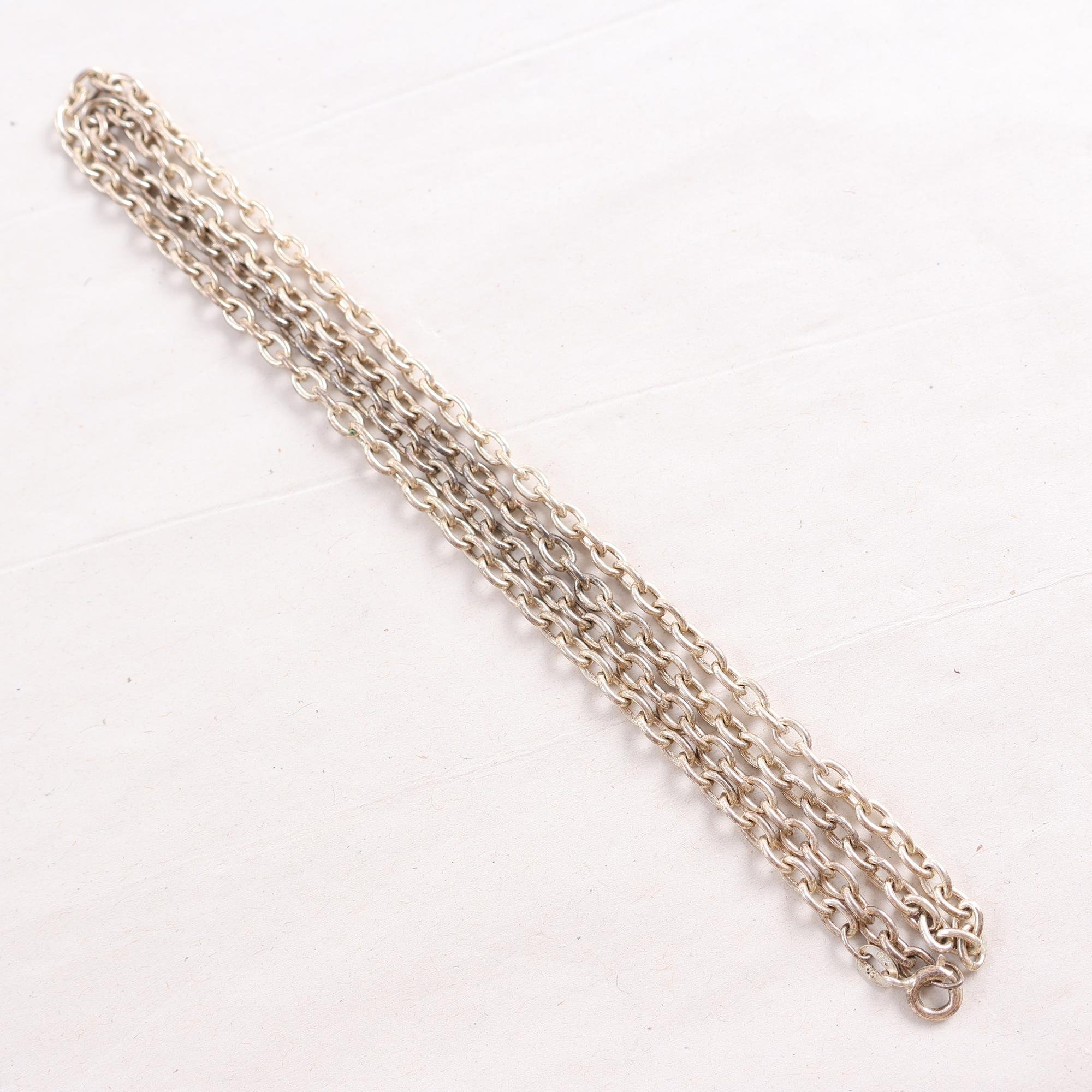 Halsband, silver, vikt: 15.6g
