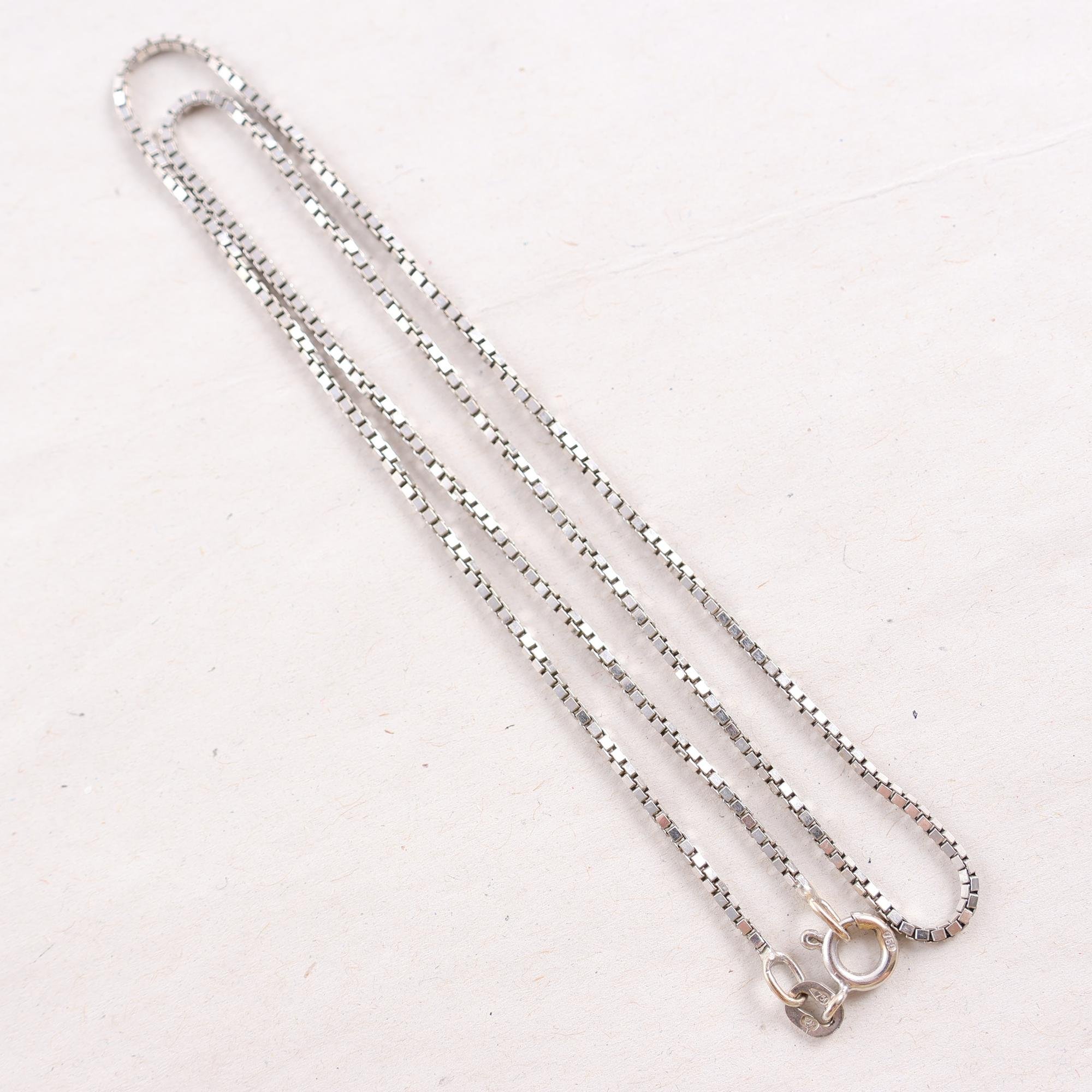 Halsband, Venecia, vitt guld 18k, vikt: 4.6g