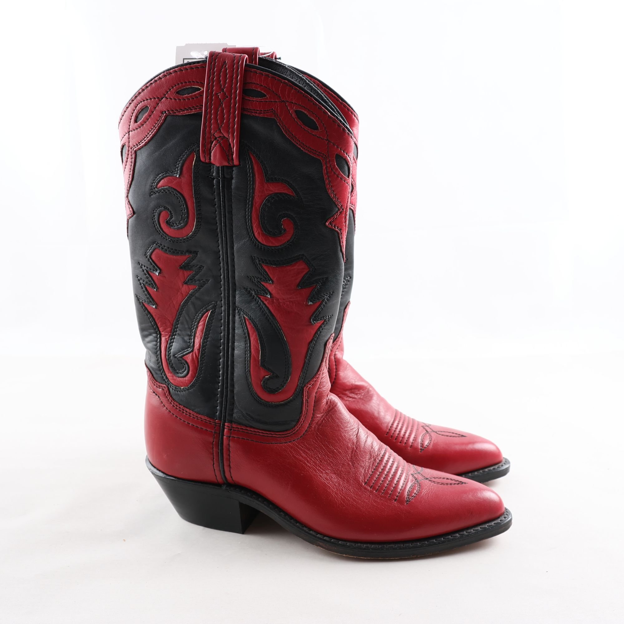 Boots, läder, stl. 36