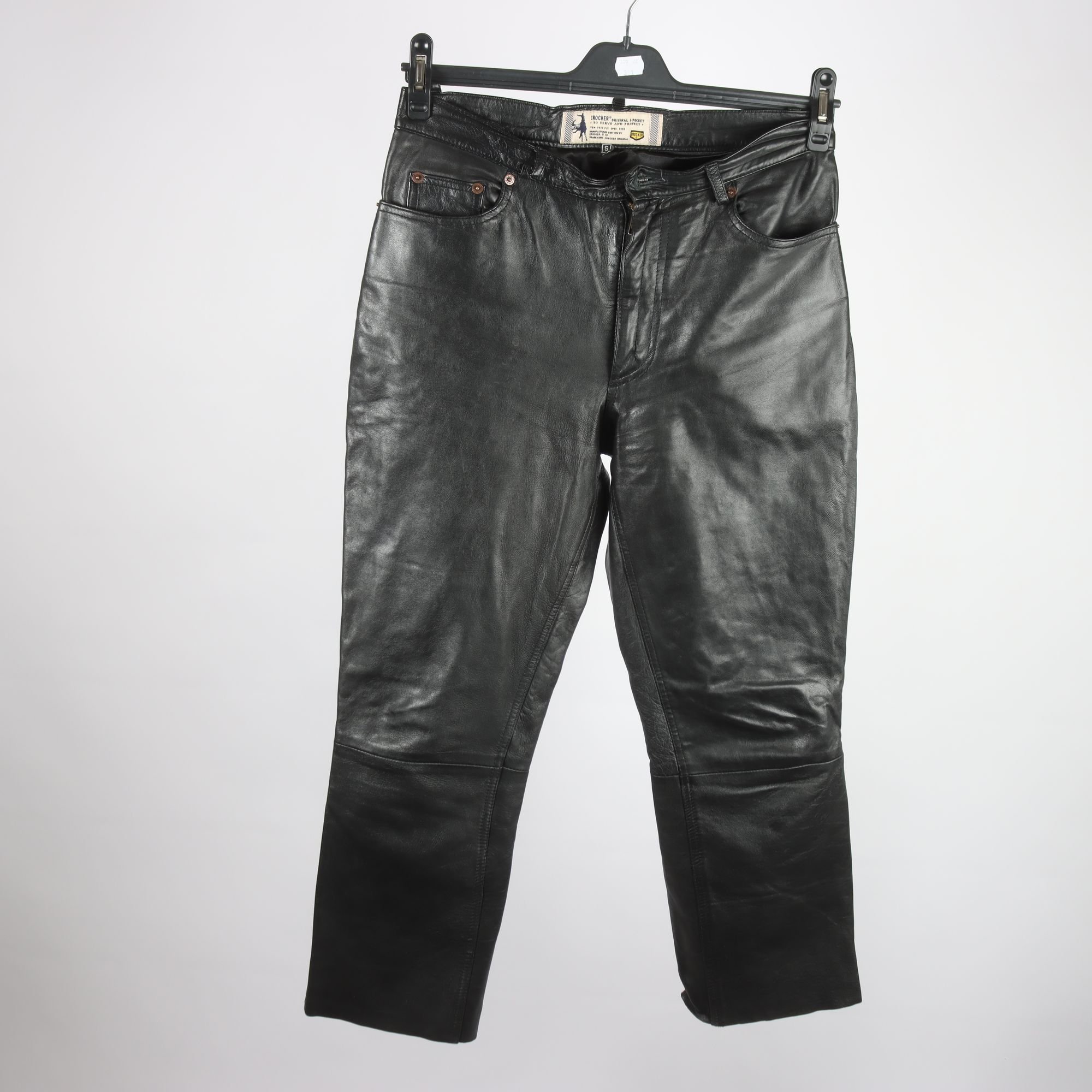 Skinnbyxor, Crocker, svart, stl. S.