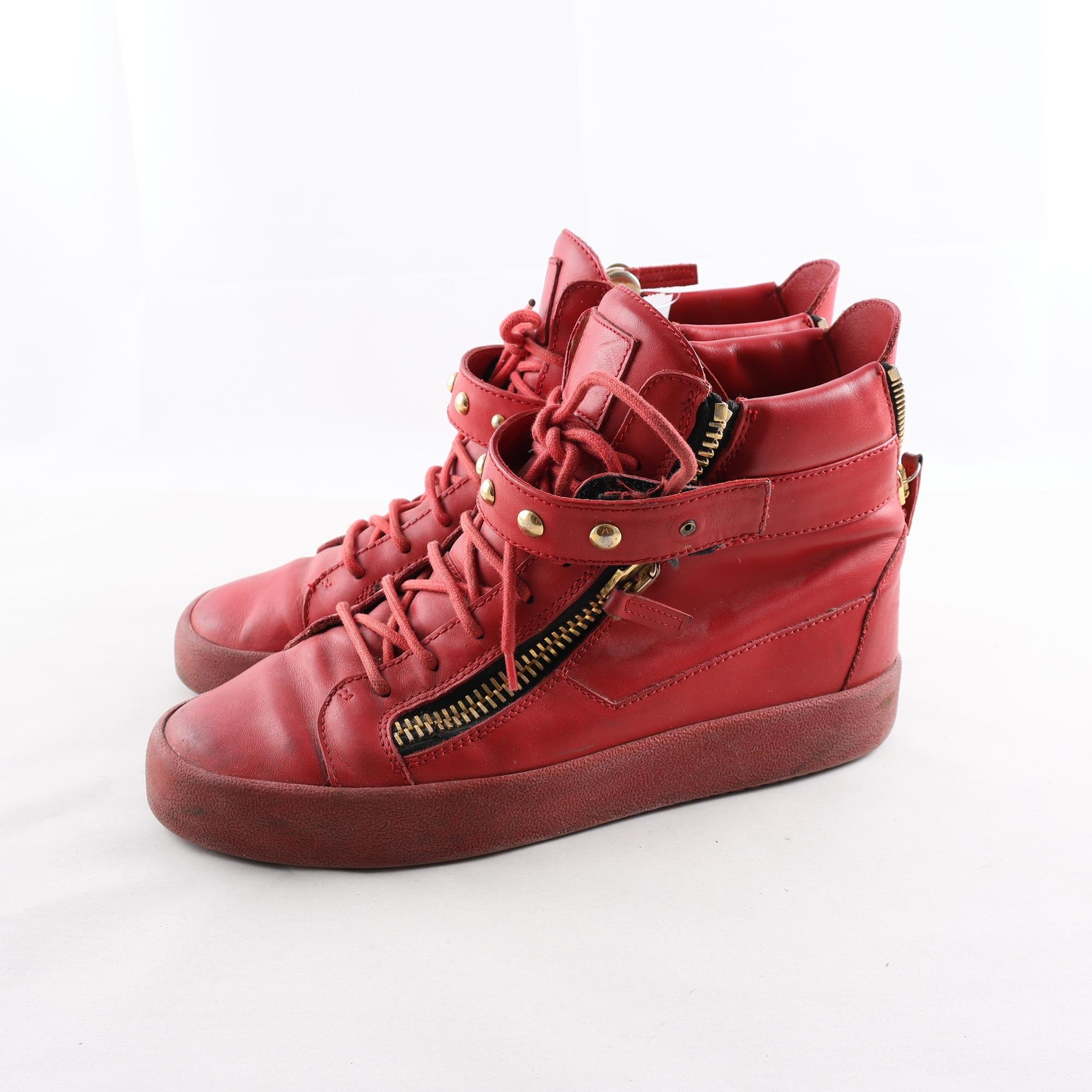 Höga sneakers, Giuseppe Zanotti, läder, stl. 44
