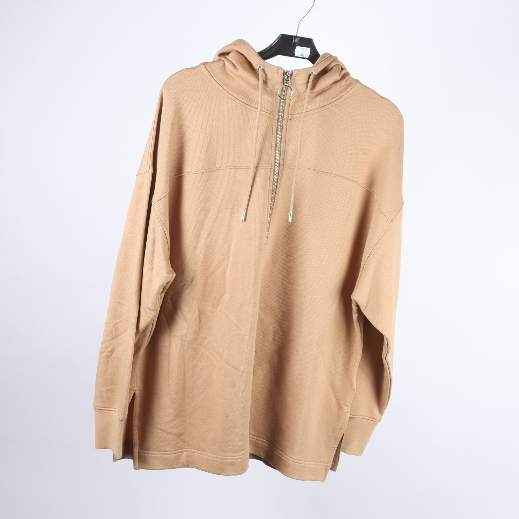 Ziptröja, Gant, brun beige, stl. L