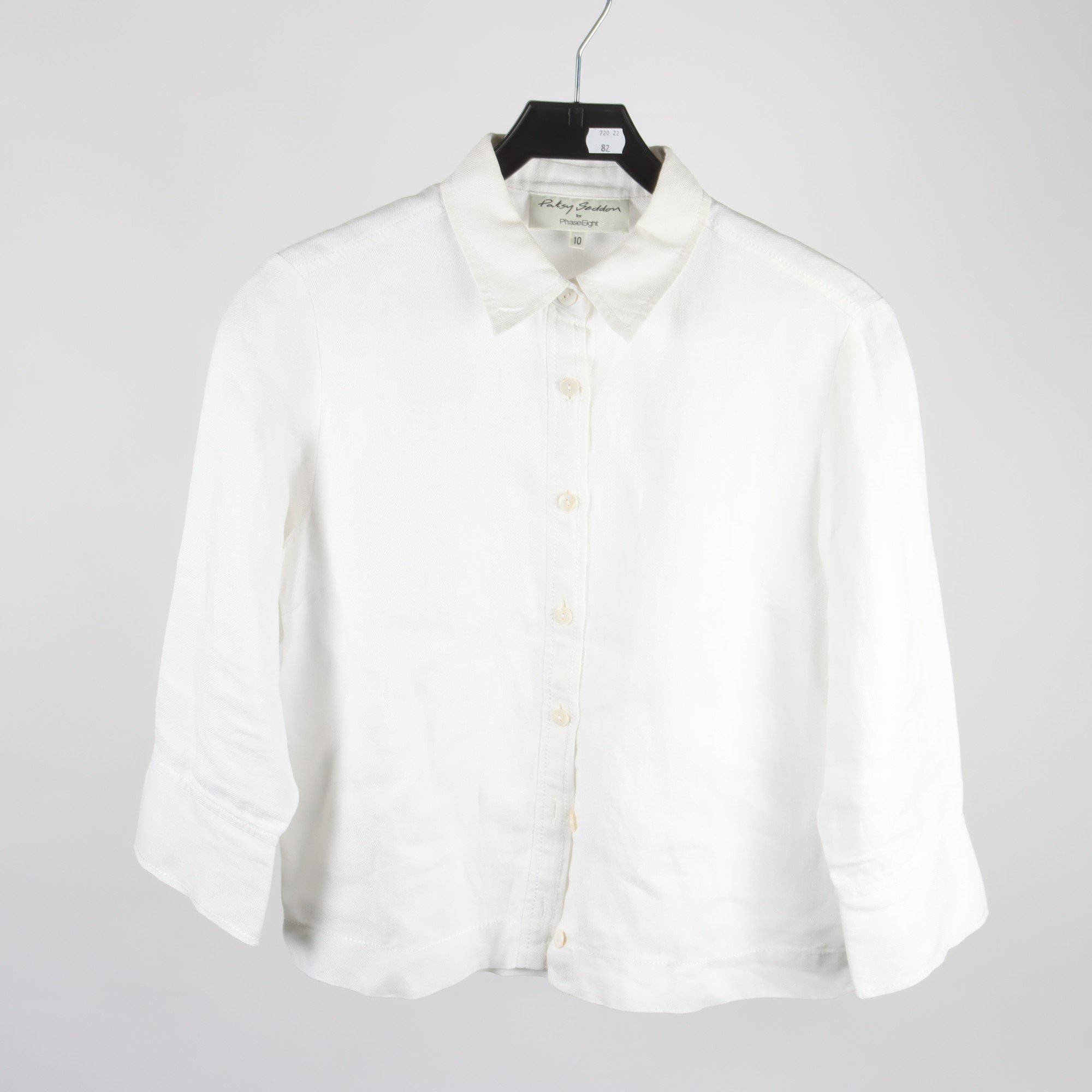 Blus, Patsy Seddon by Phase Eight, vit, 100% linne, stl. 10 (S)
