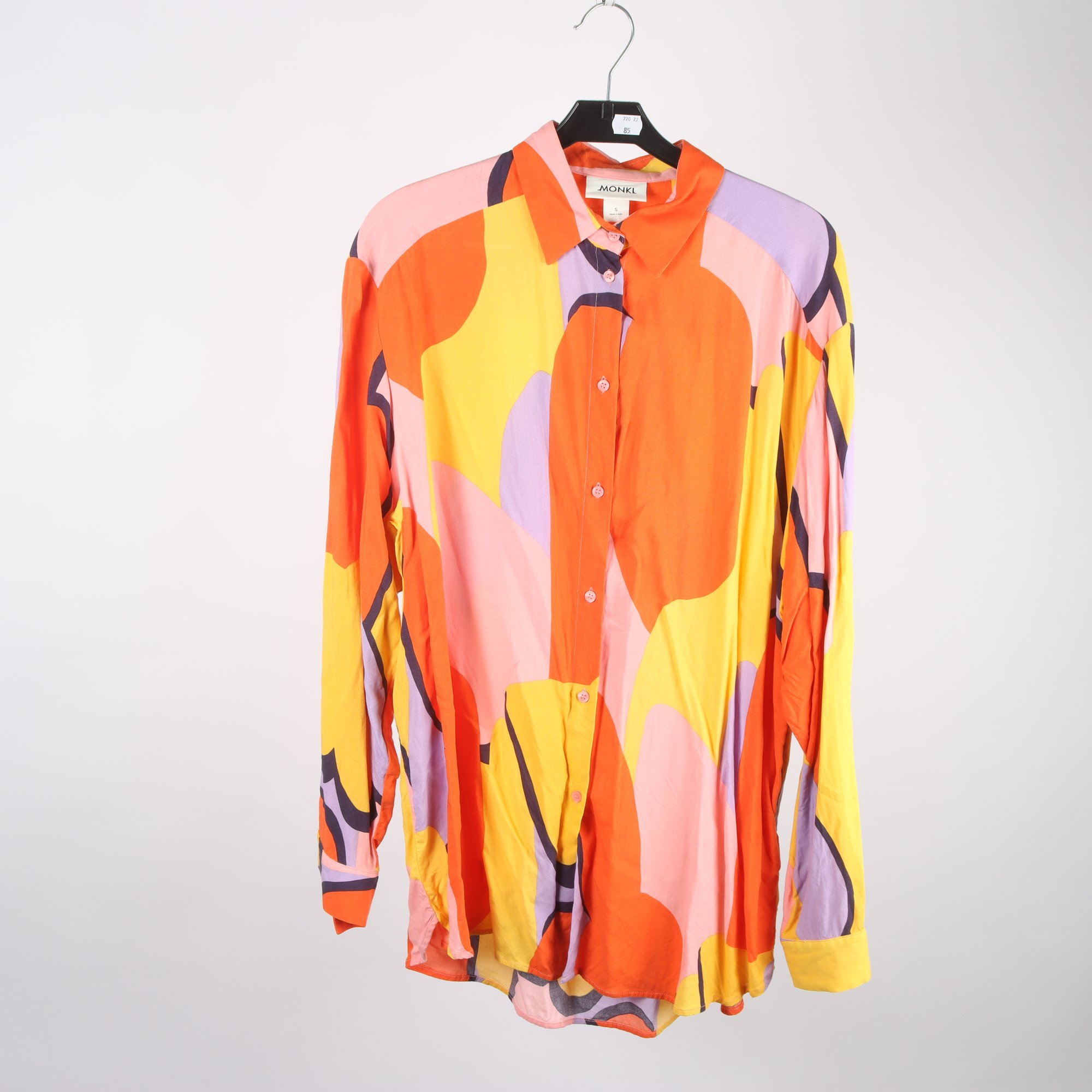 Blus, Monki, multi, mönstrad, stl. S (oversize)