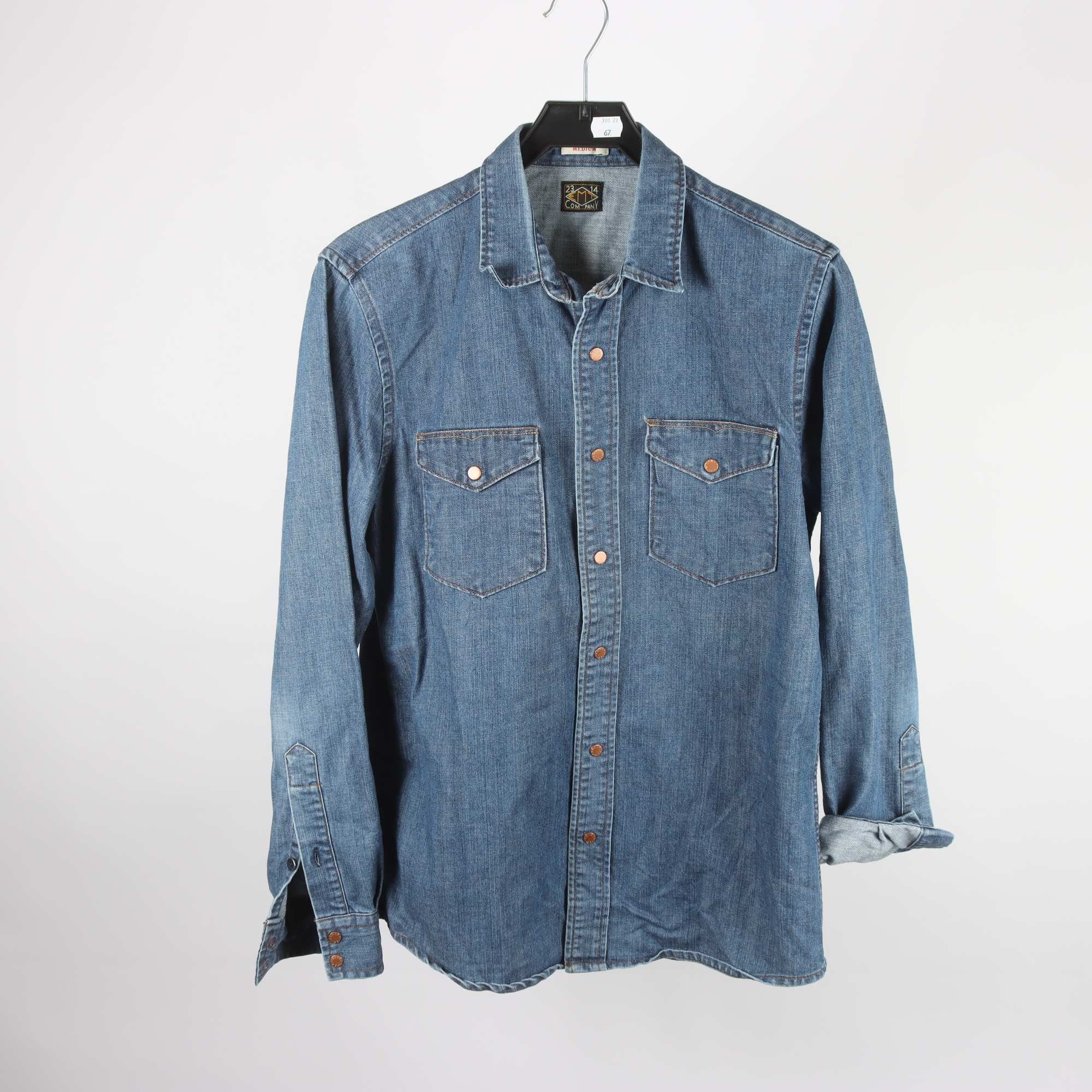Jeansskjorta, Emmet Company, blå, stl. M