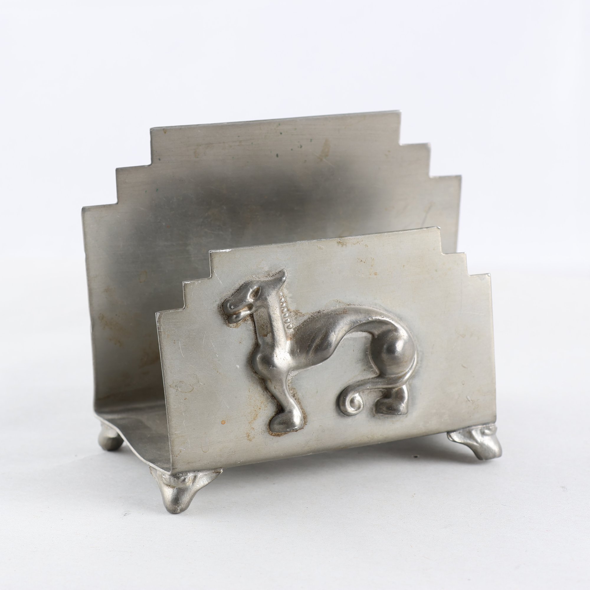 Servettställ, tenn, Thorild Knutson, Thorild tenn, Gränna, 1935