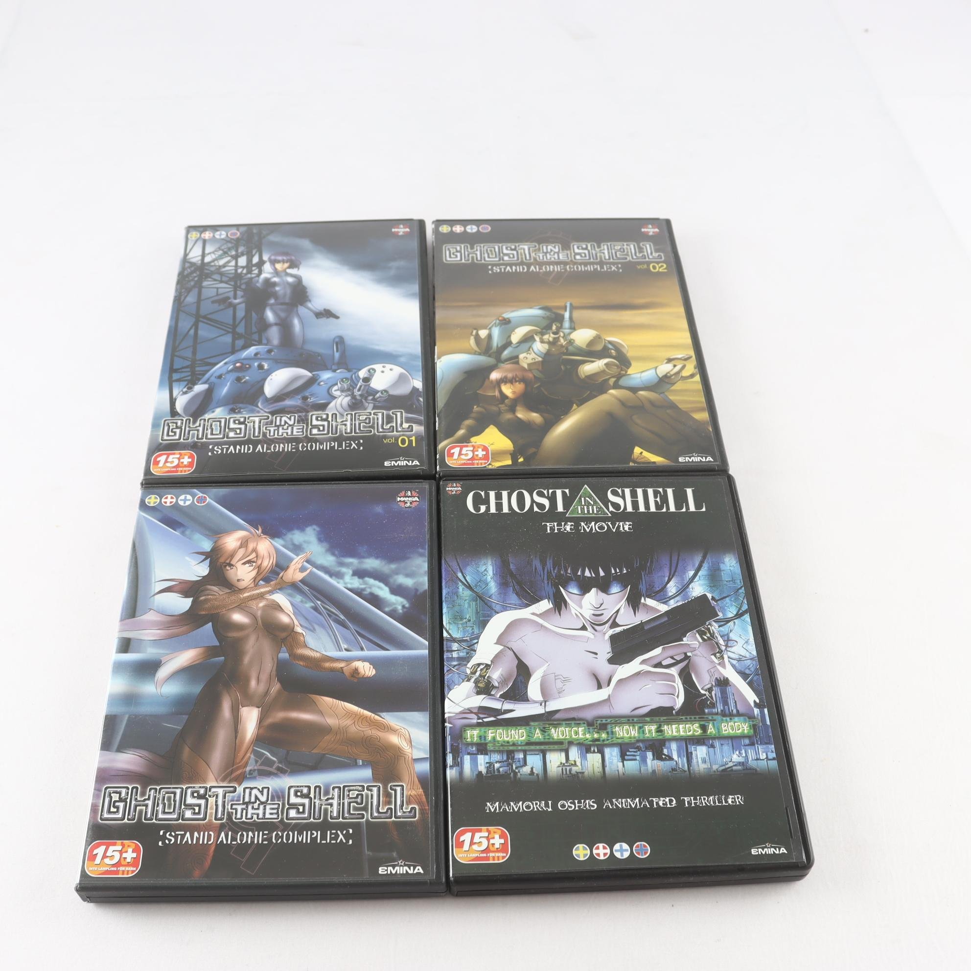 DVD Ghost in the Shell 1-3 + The Movie
