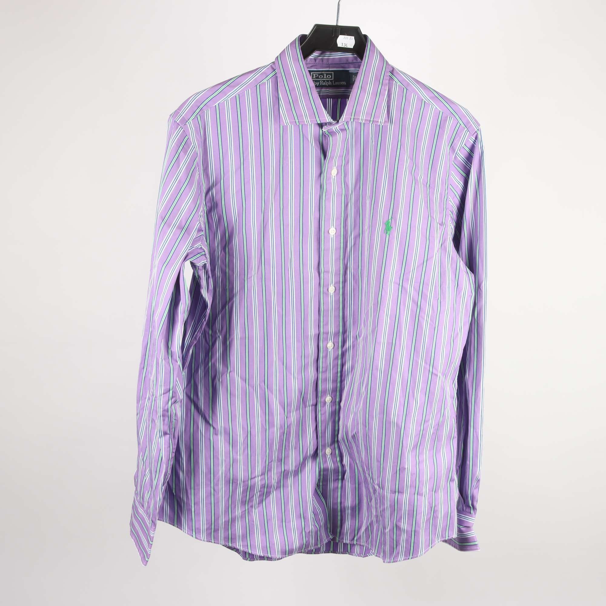 Skjorta, Polo Ralph Lauren, lila, randig, stl. M