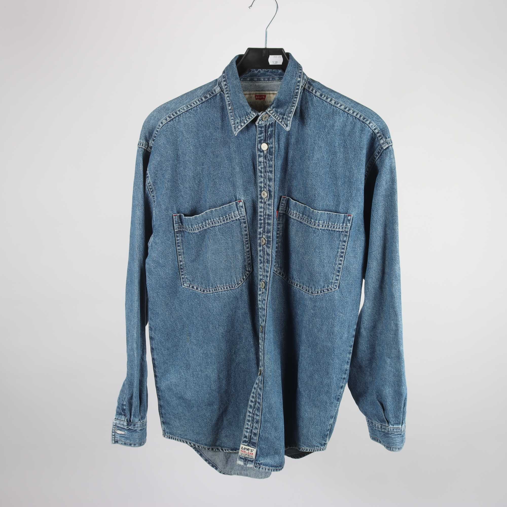 Jeansskjorta, Levis, blå, stl. S