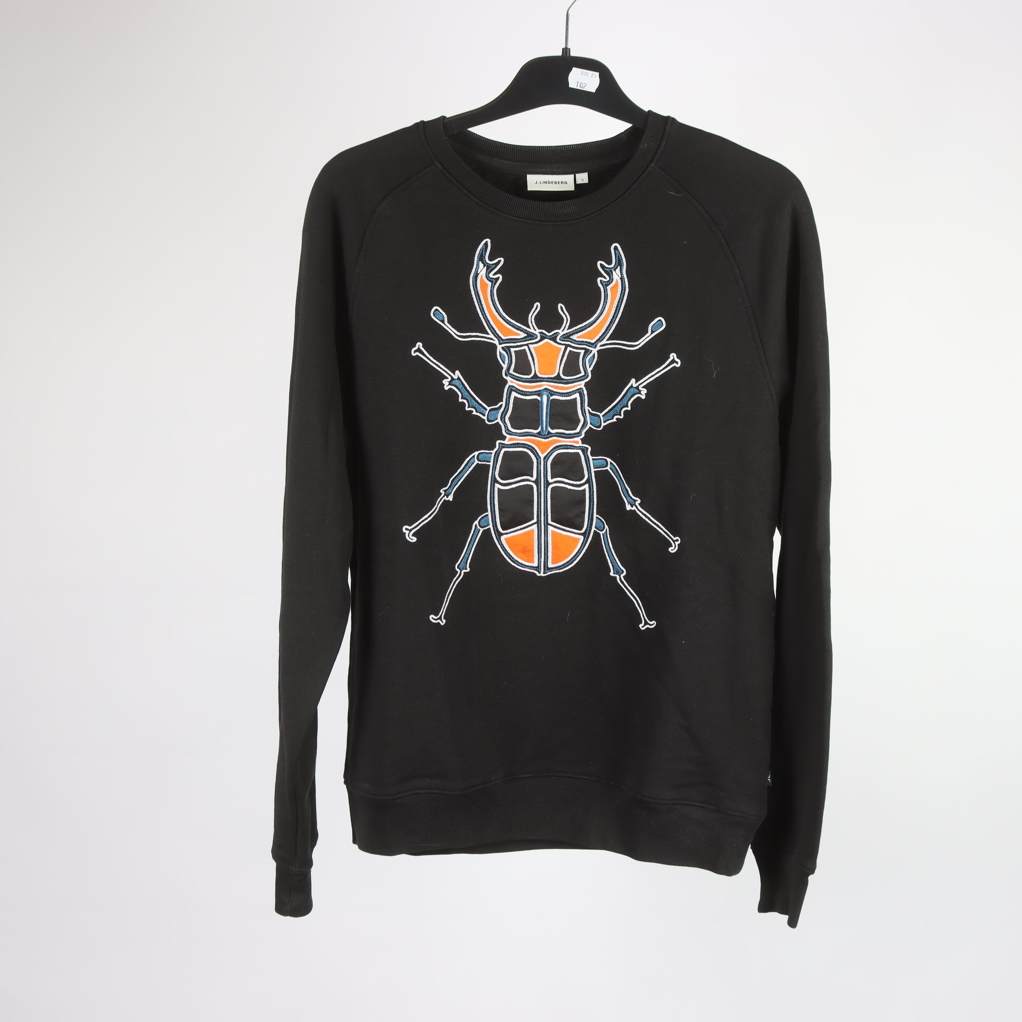 Sweatshirt, J.Lindeberg, svart, stl. S