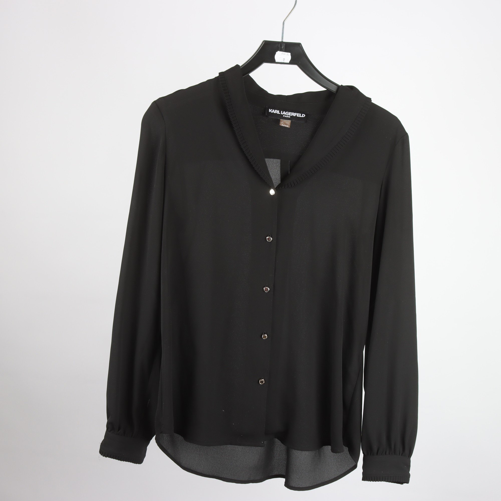 Blus, Karl Lagerfeld, svart, stl. M