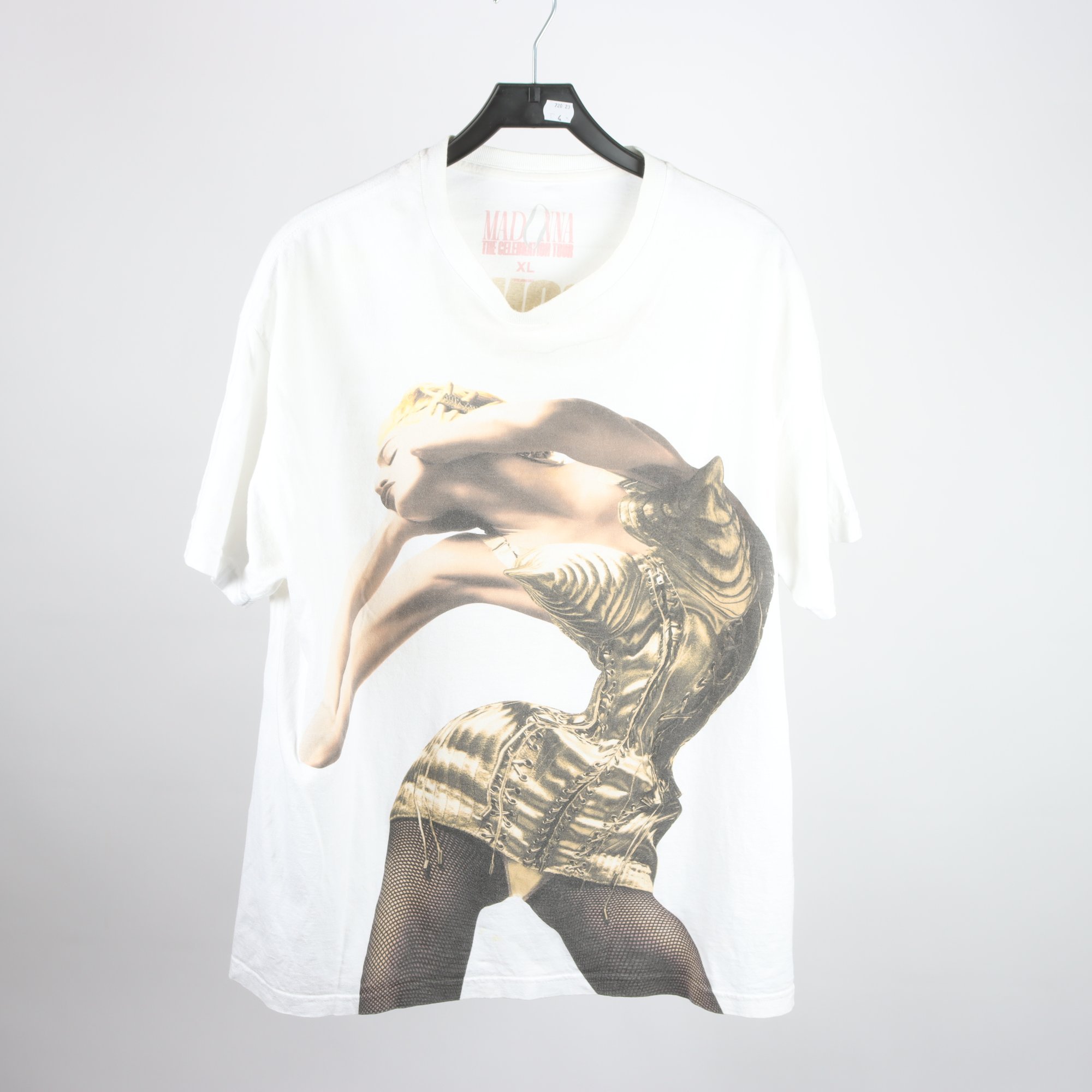 T-shirt, Madonna, vit, stl. XL