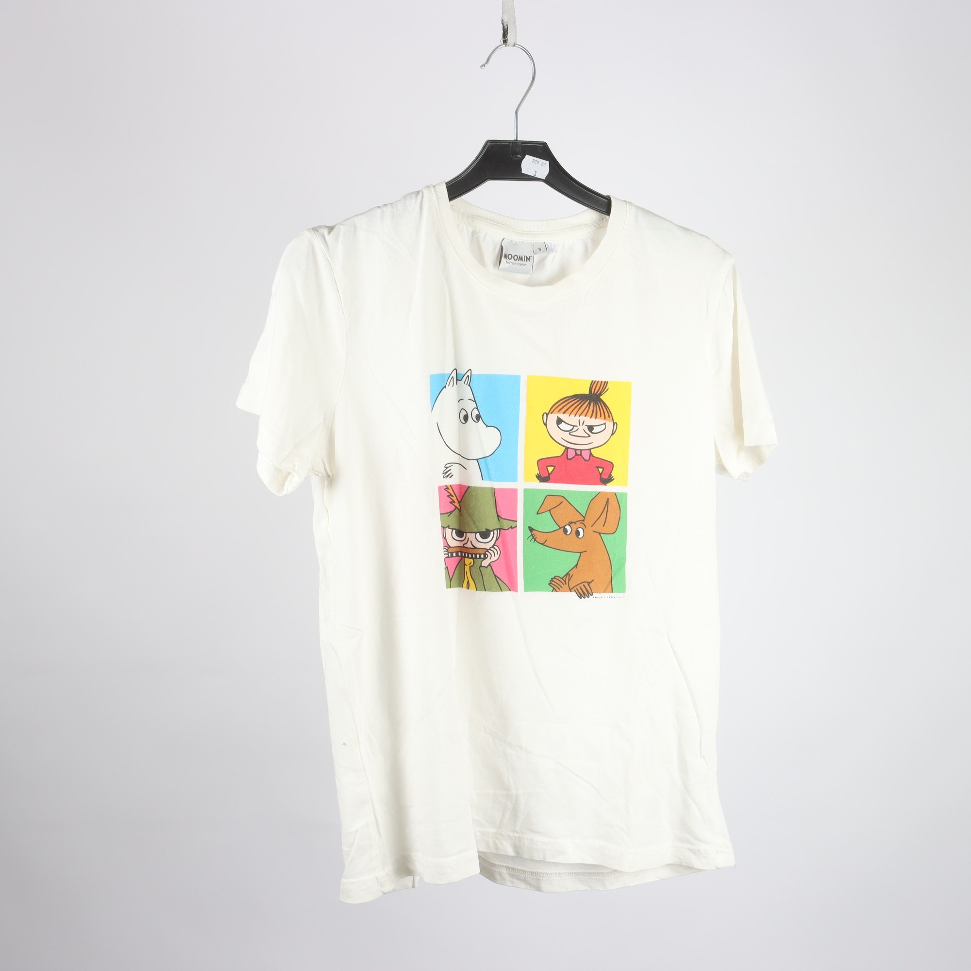 T-shirt, Moomin, vit, stl. S