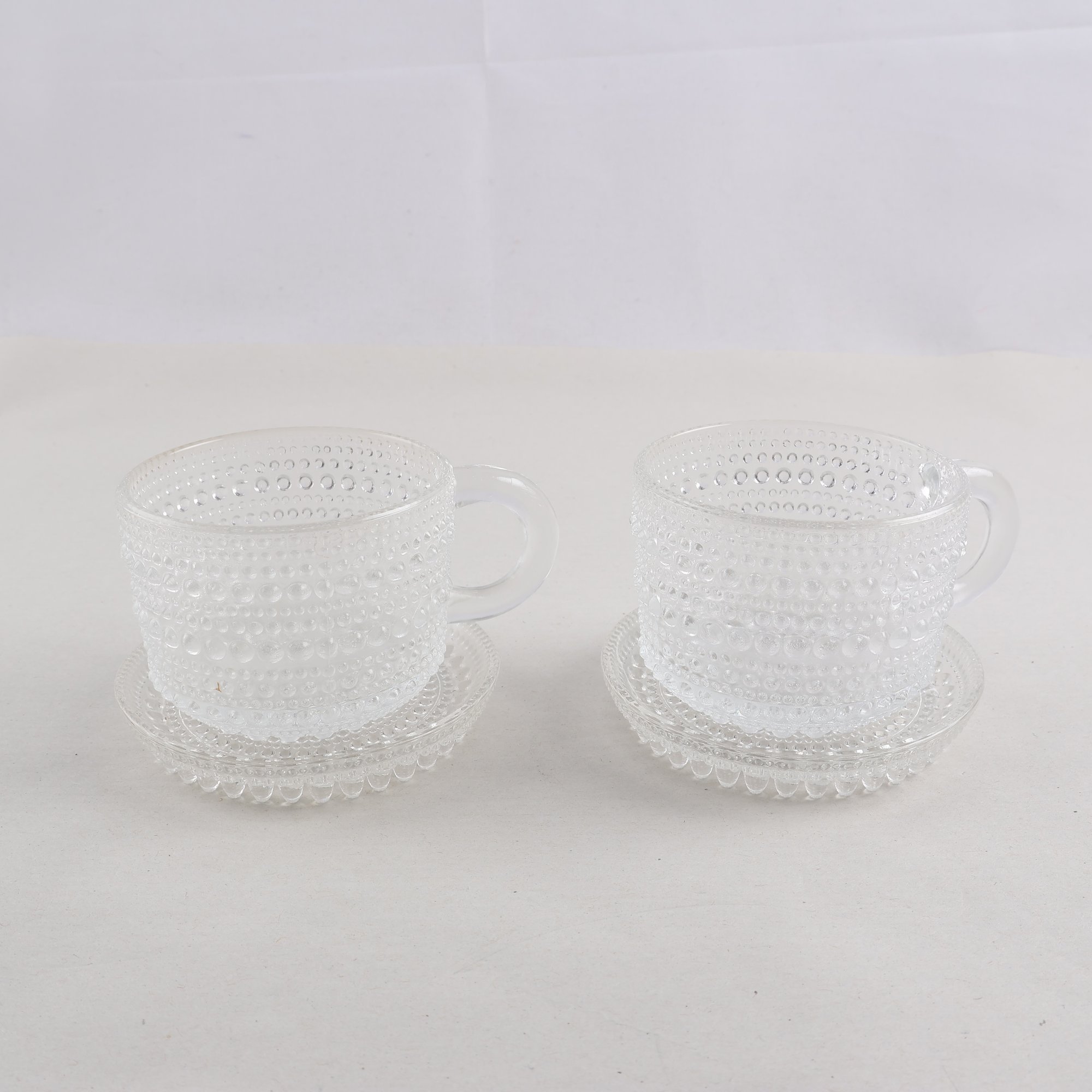 Kopp och fat, Iittala, Kastehelmi,Oiva Toikka,