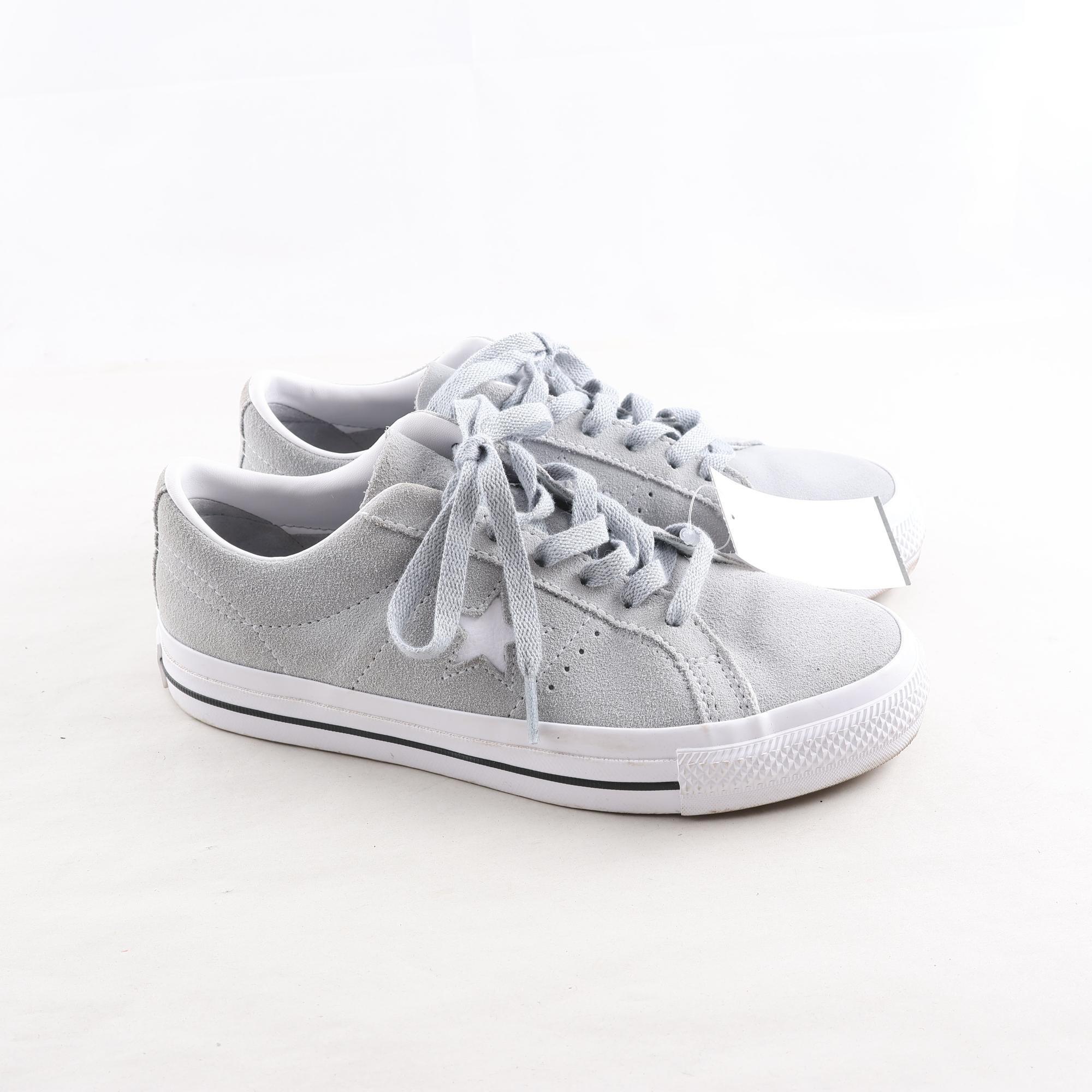 Sneakers, Converse, grå, skinn, stl. 38