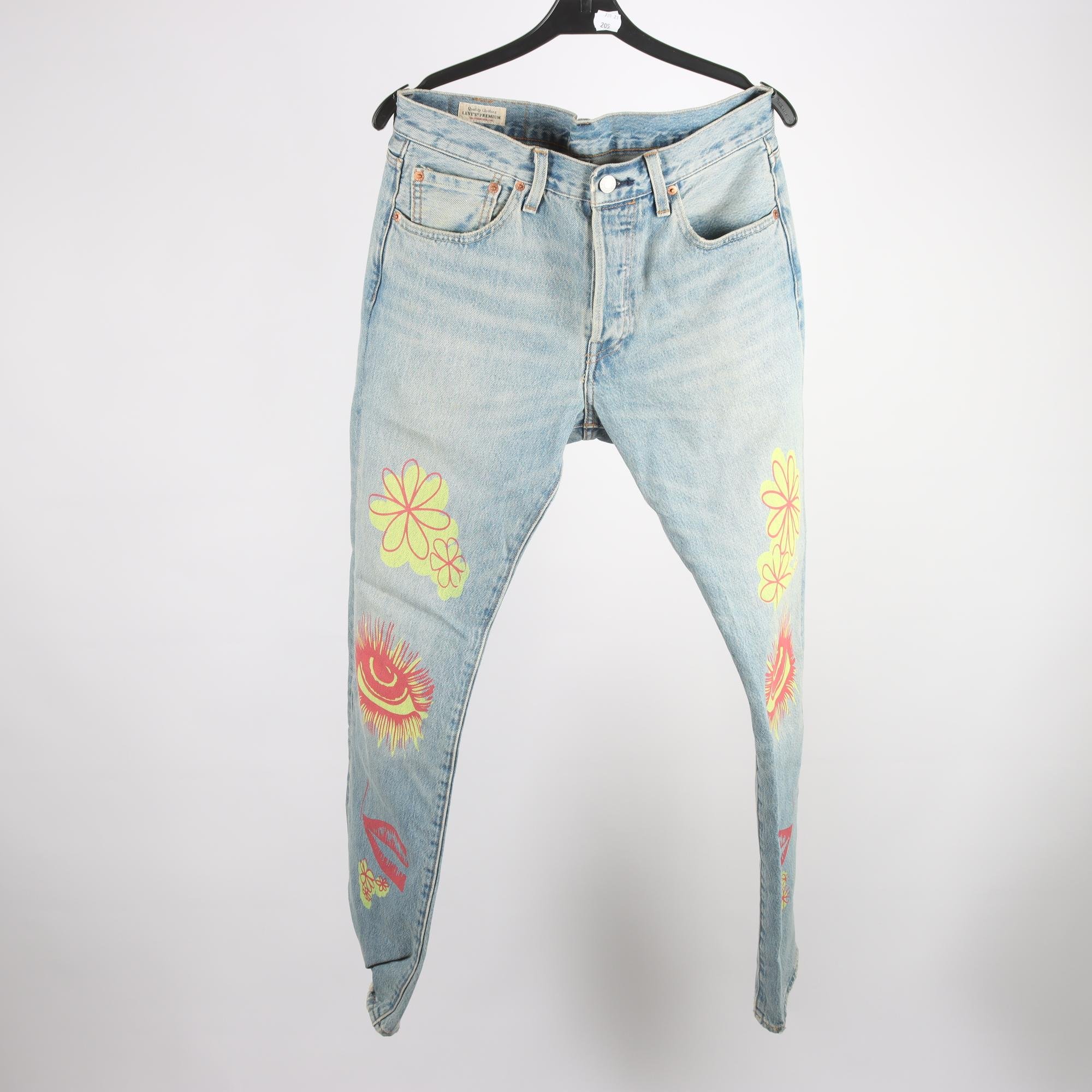 Jeans, Levis 501, blå, stl. W30 L32