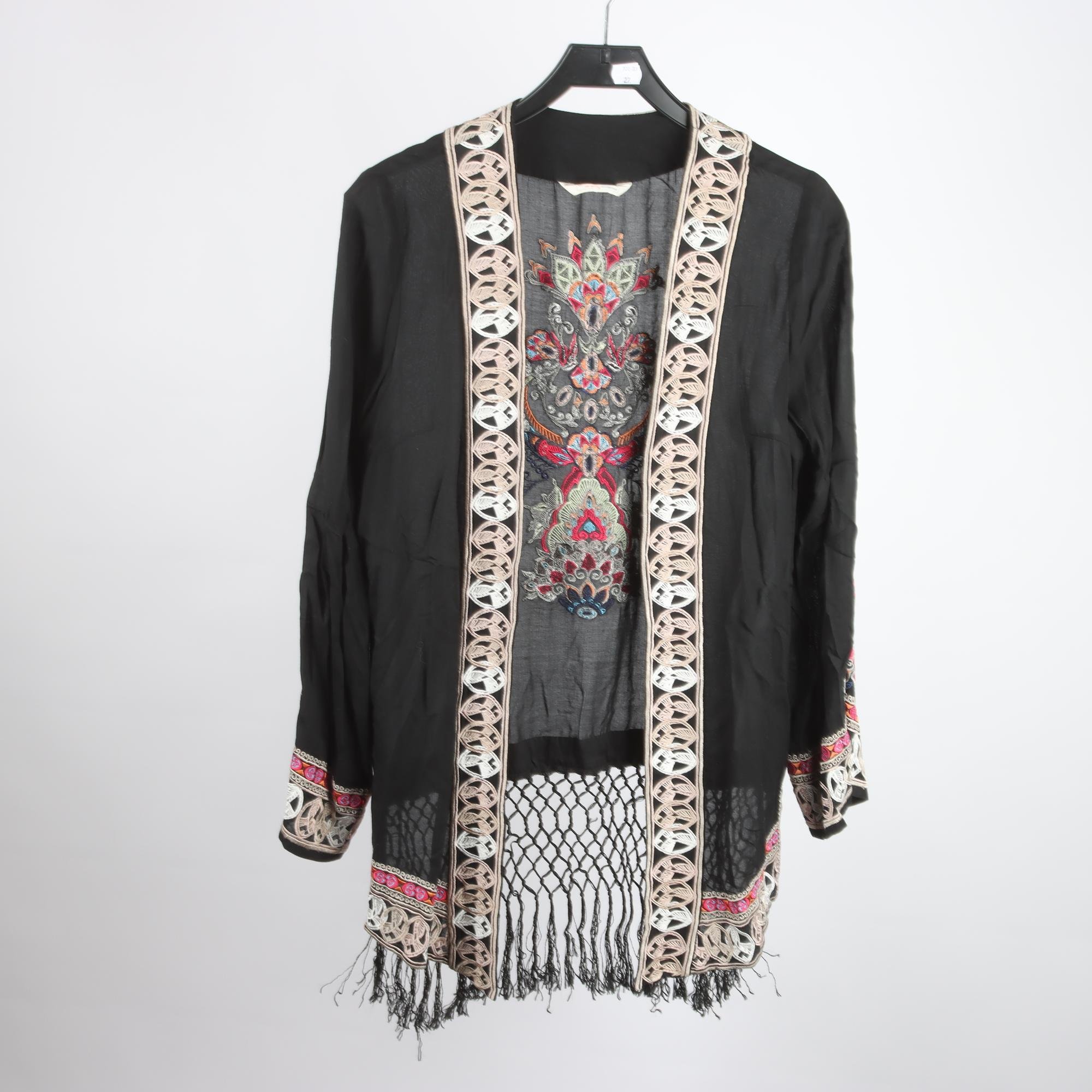 Kimono, Odd Molly, svart, broderi, stl. 2 (M)