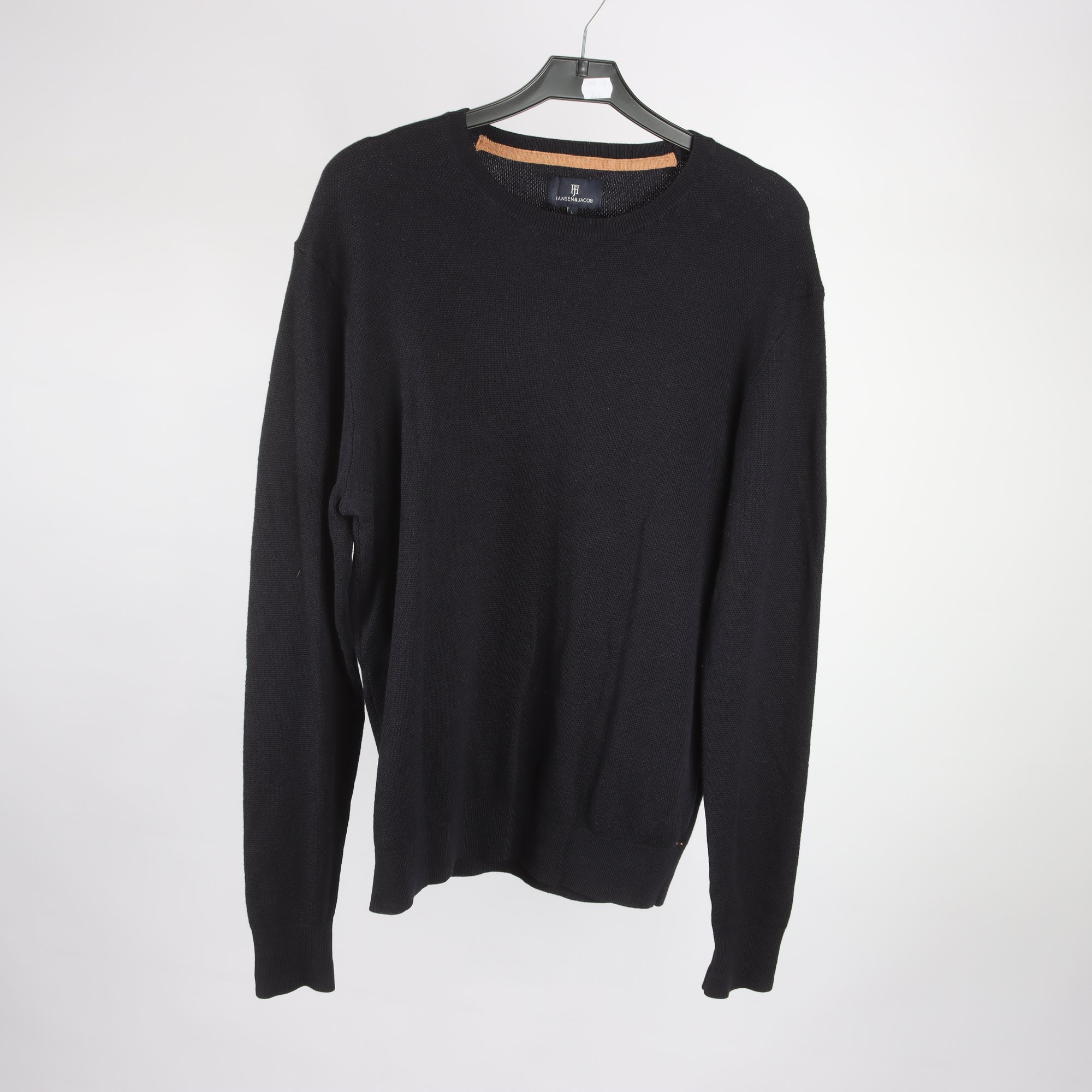 Tröja, Hansen & Jacob, blå, 100% merino ull, stl. L.