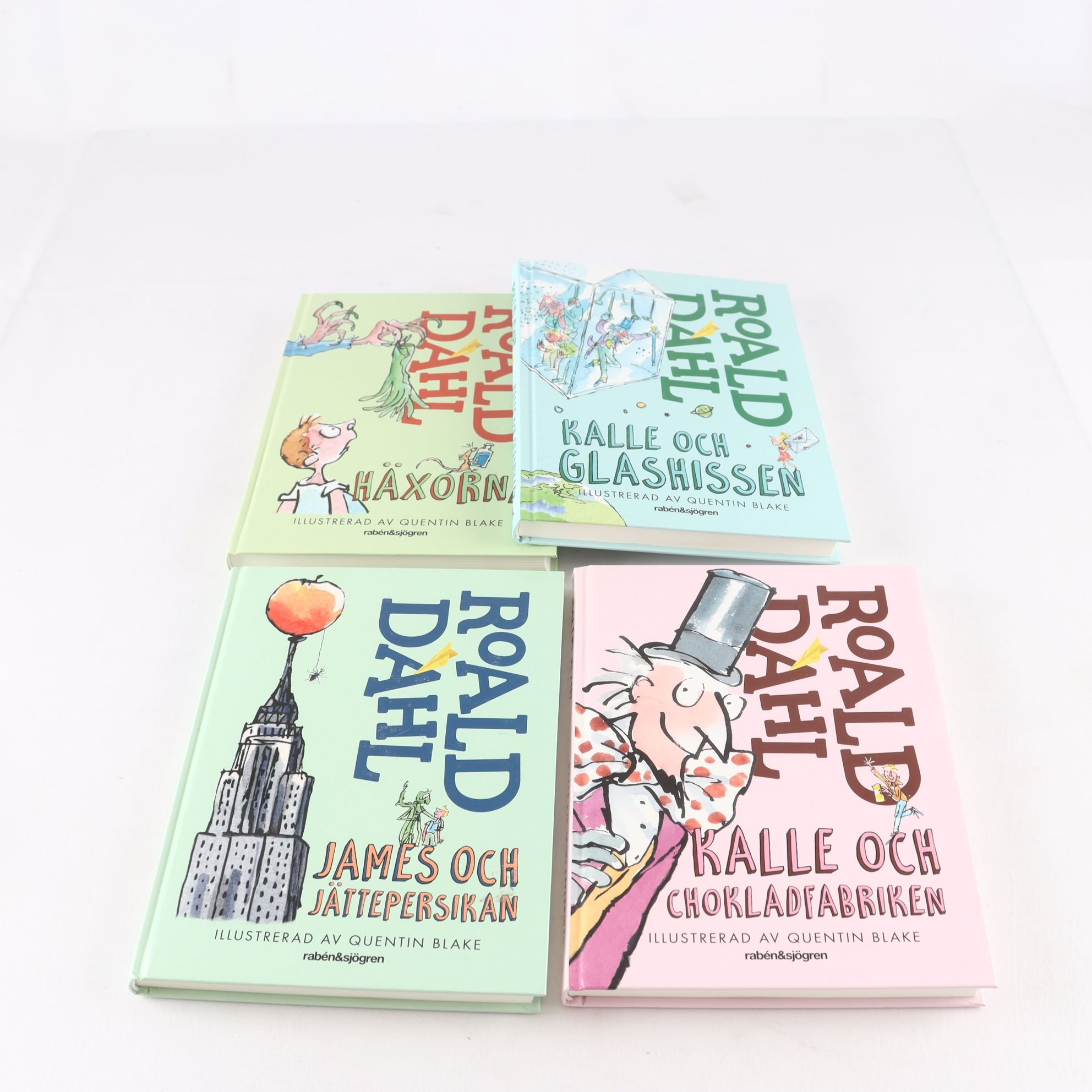 Roald Dahl, bokpaket med 4 volymer