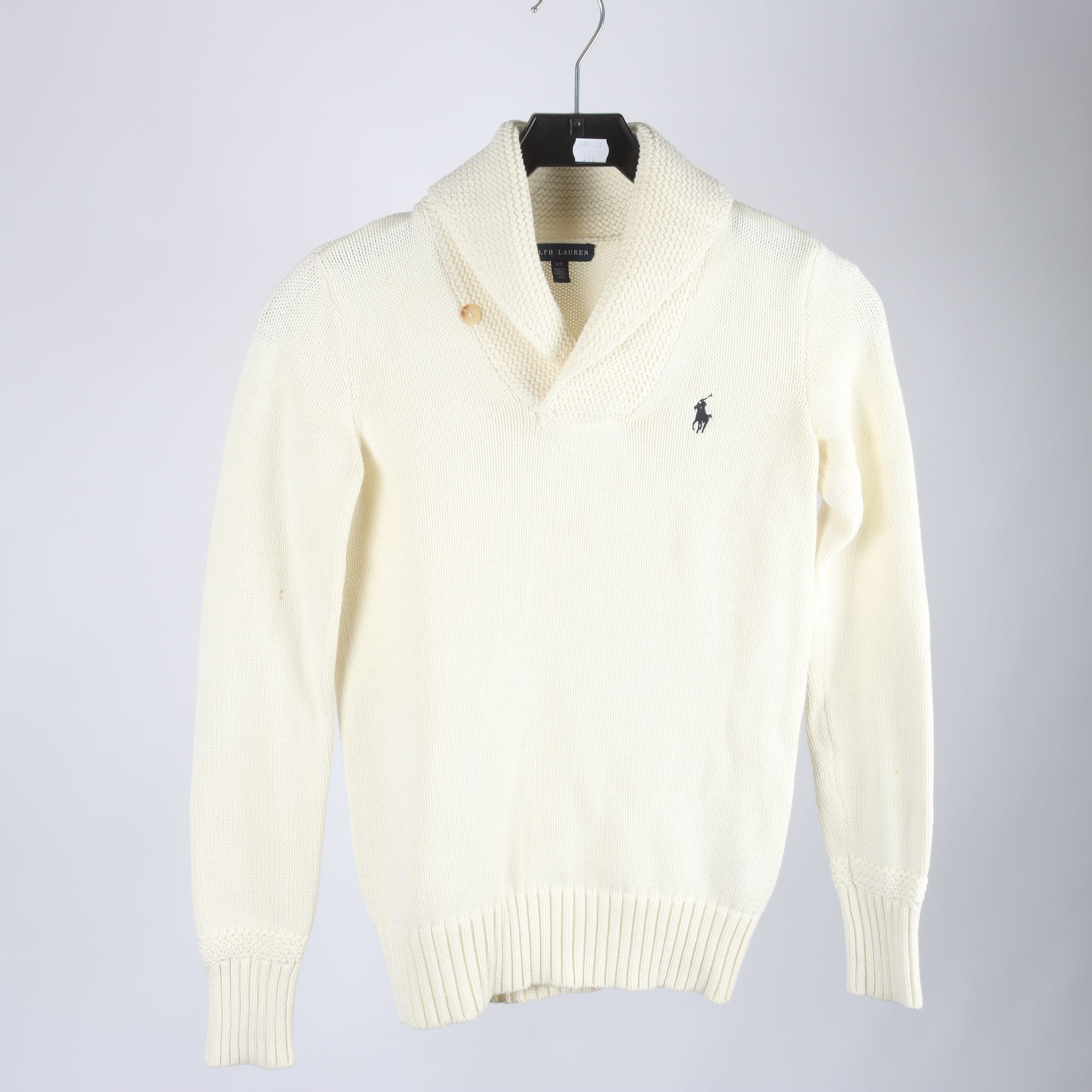 Tröja, Ralph Lauren, vit, stl. S.