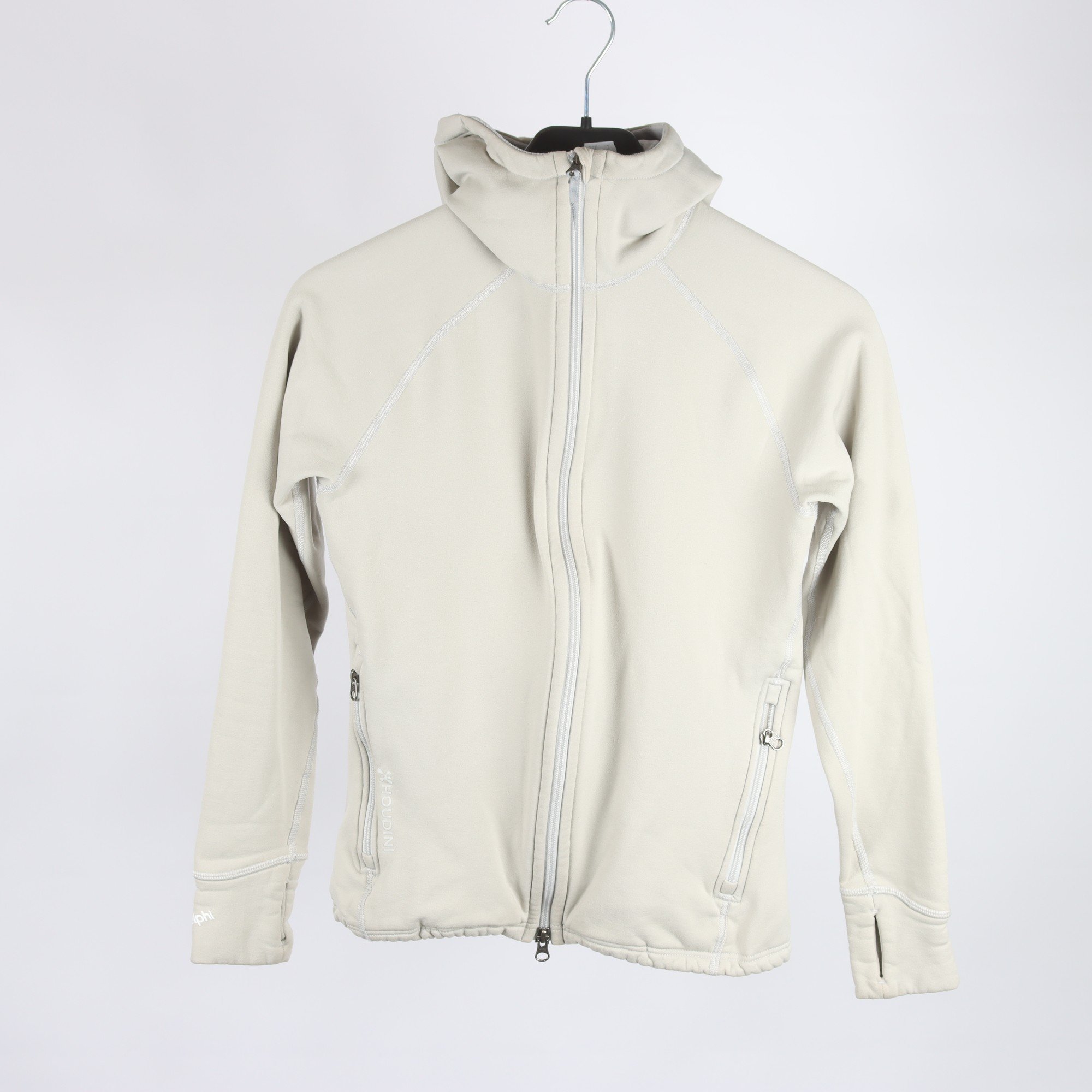 Hoodie, Houdini, grå, stl. S..