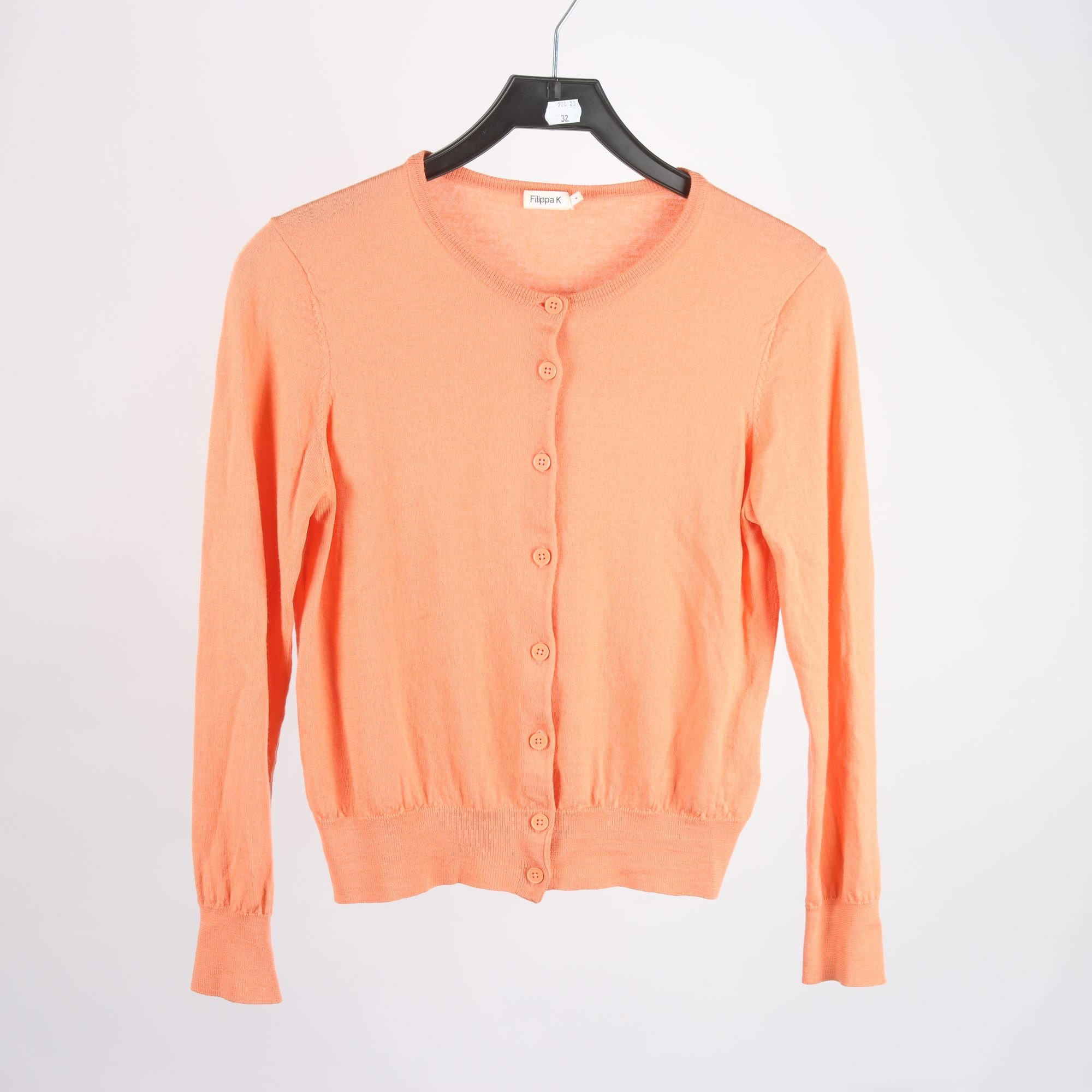 Kofta, Filippa K, korall/orange, 100% merino ull, stl. M