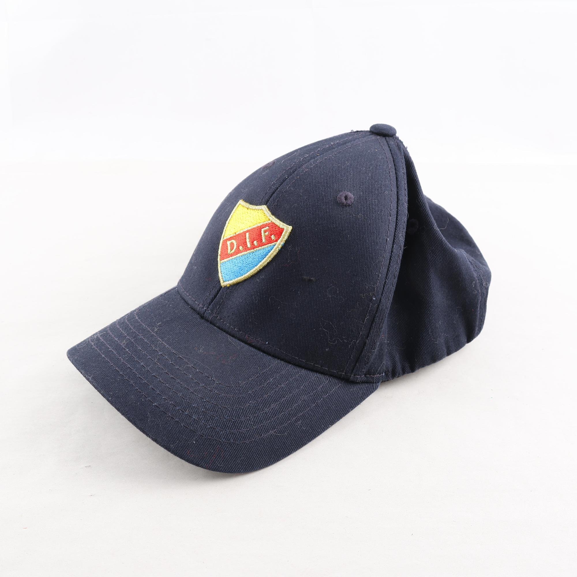 Keps, DIF, Djurgården, blå, stl. one size.