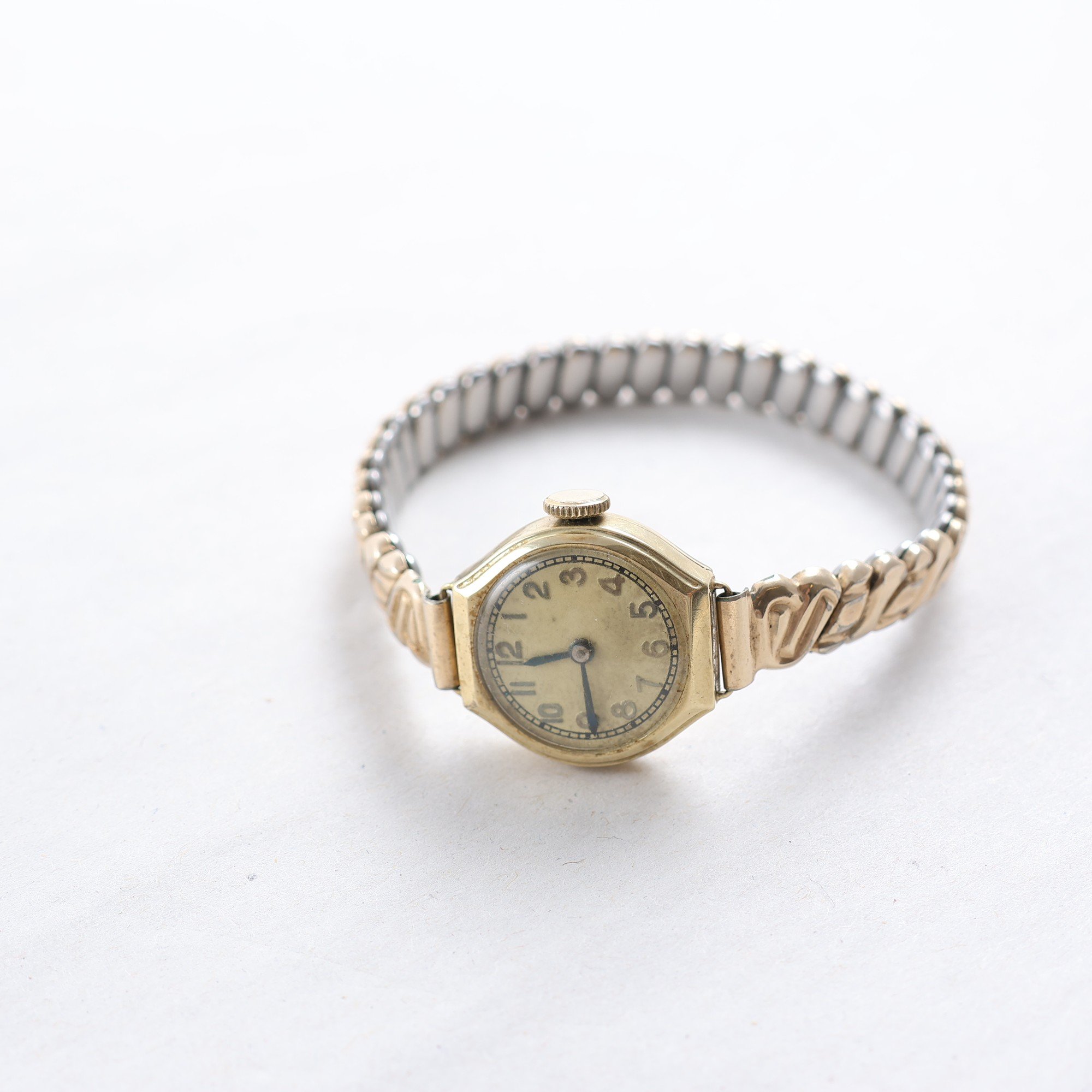 Armbandsur, guld 14k, brv: 18,8 g