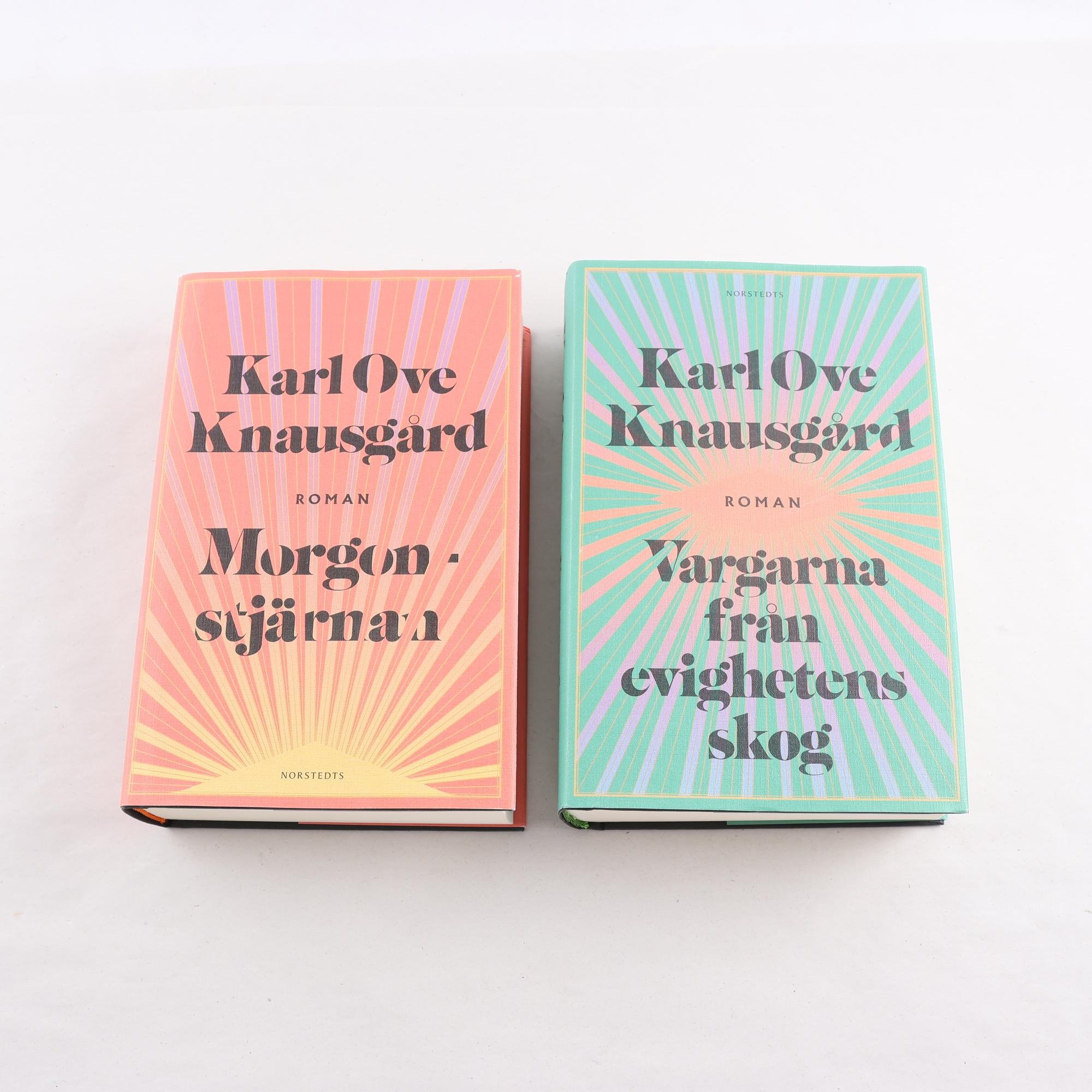 Bokpaket, Karl Ove Knausgård, ”Morgonstjärnan”, ”Vargarna från evighetens skog”.
