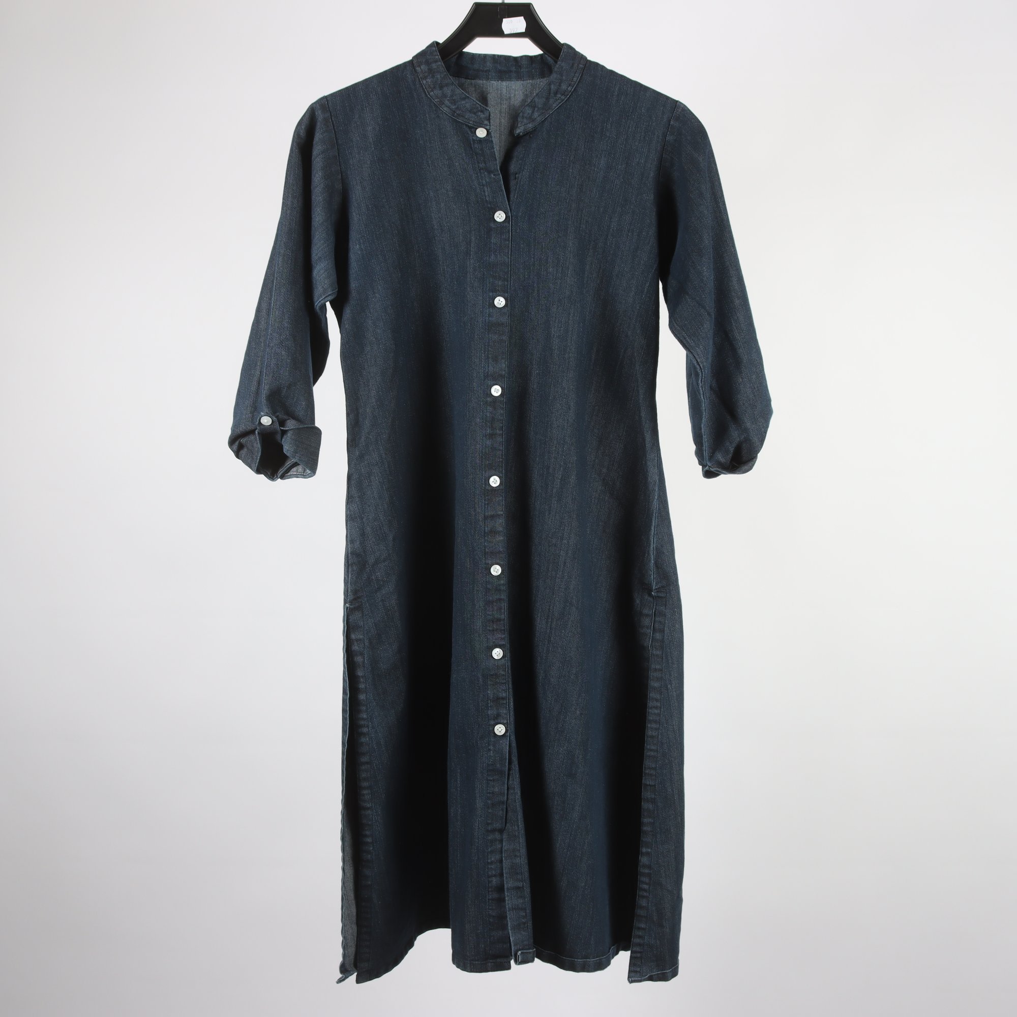Jeansklänning, Okänd, blå, stl. ca. S.