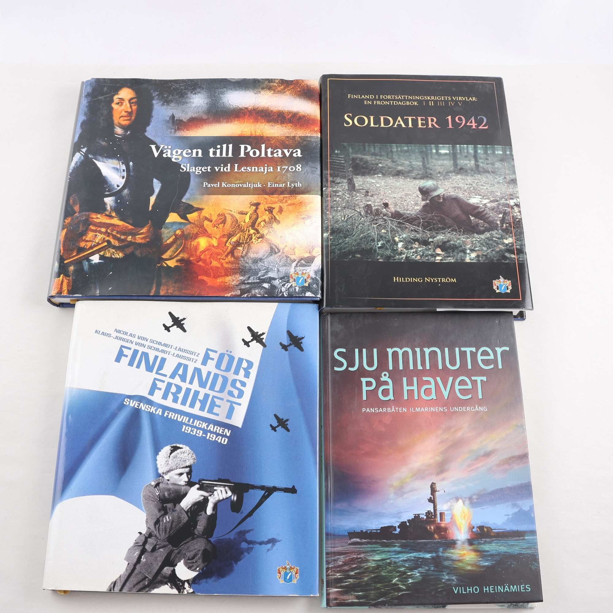 Bokpaket, Militär historia, 4 st.