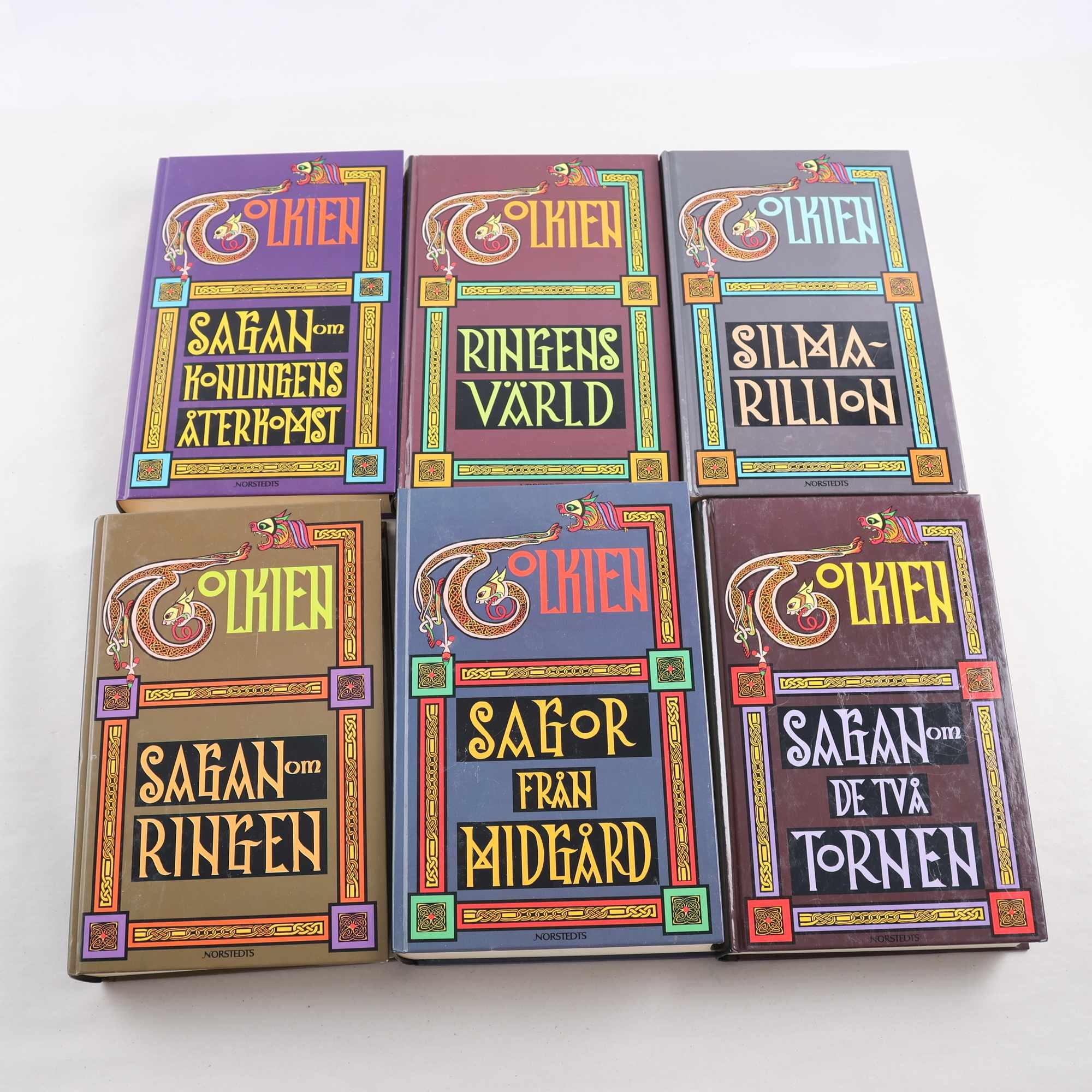 Boksamling, J.R.R Tolkien, Sagan om ringen, Svenska, 6 st.