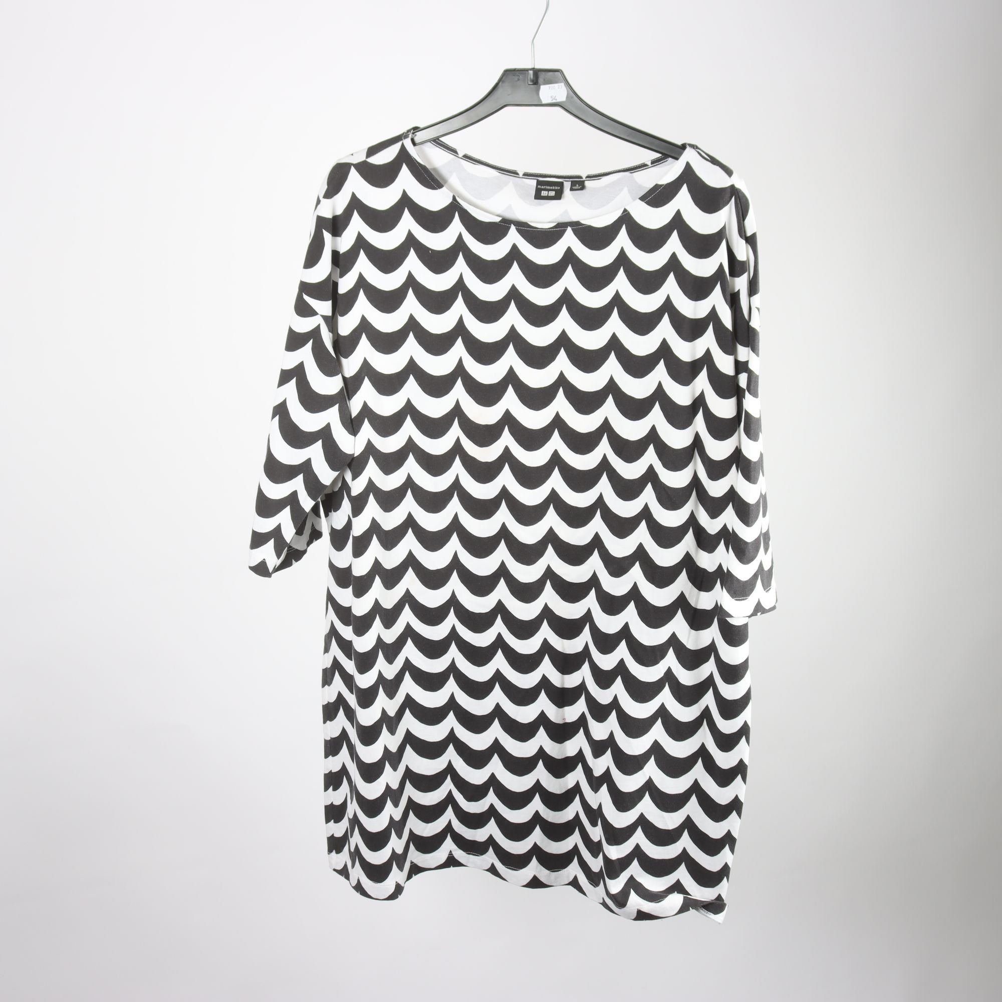 Tröja, Marimekko x Uniqlo, svart, vit, mönstrad, stl. L