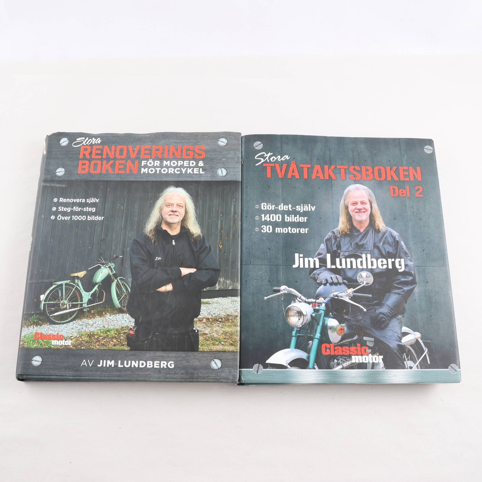 Bokpaket, Motorcykel, Jim Lundberg, 2 st.
