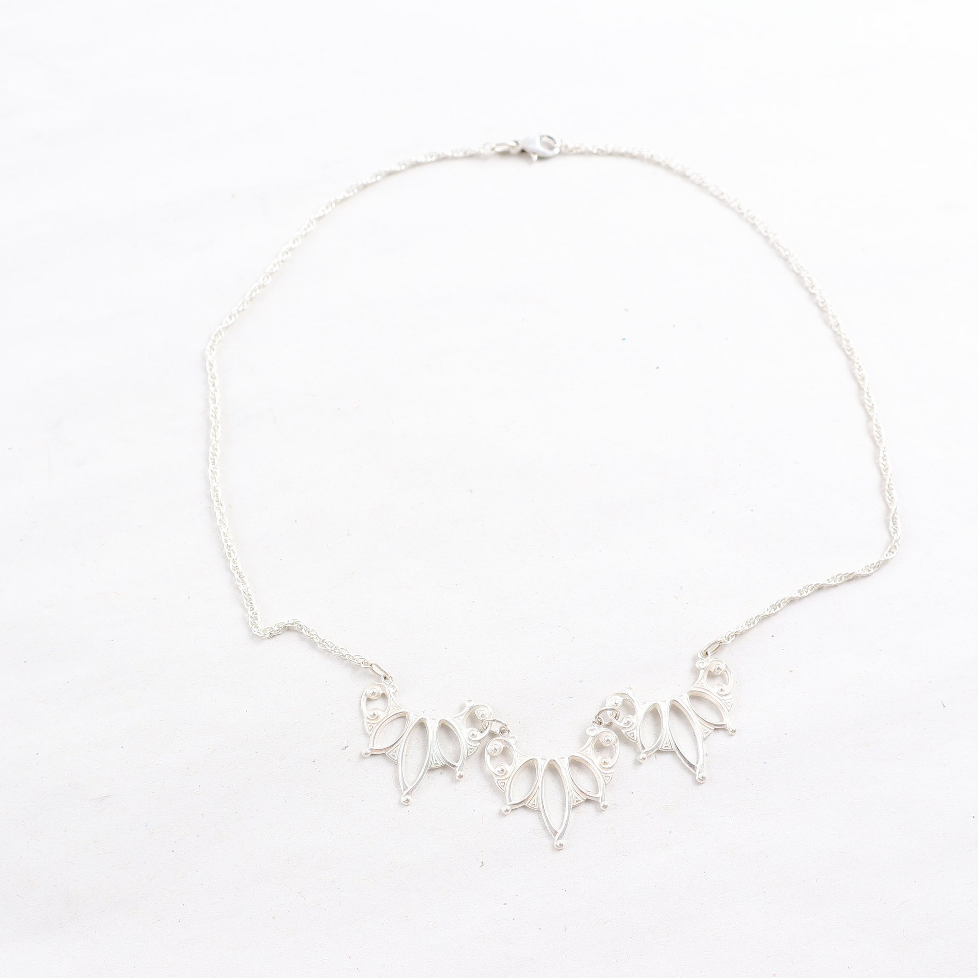 Halsband, silver, vikt: 7,3 g