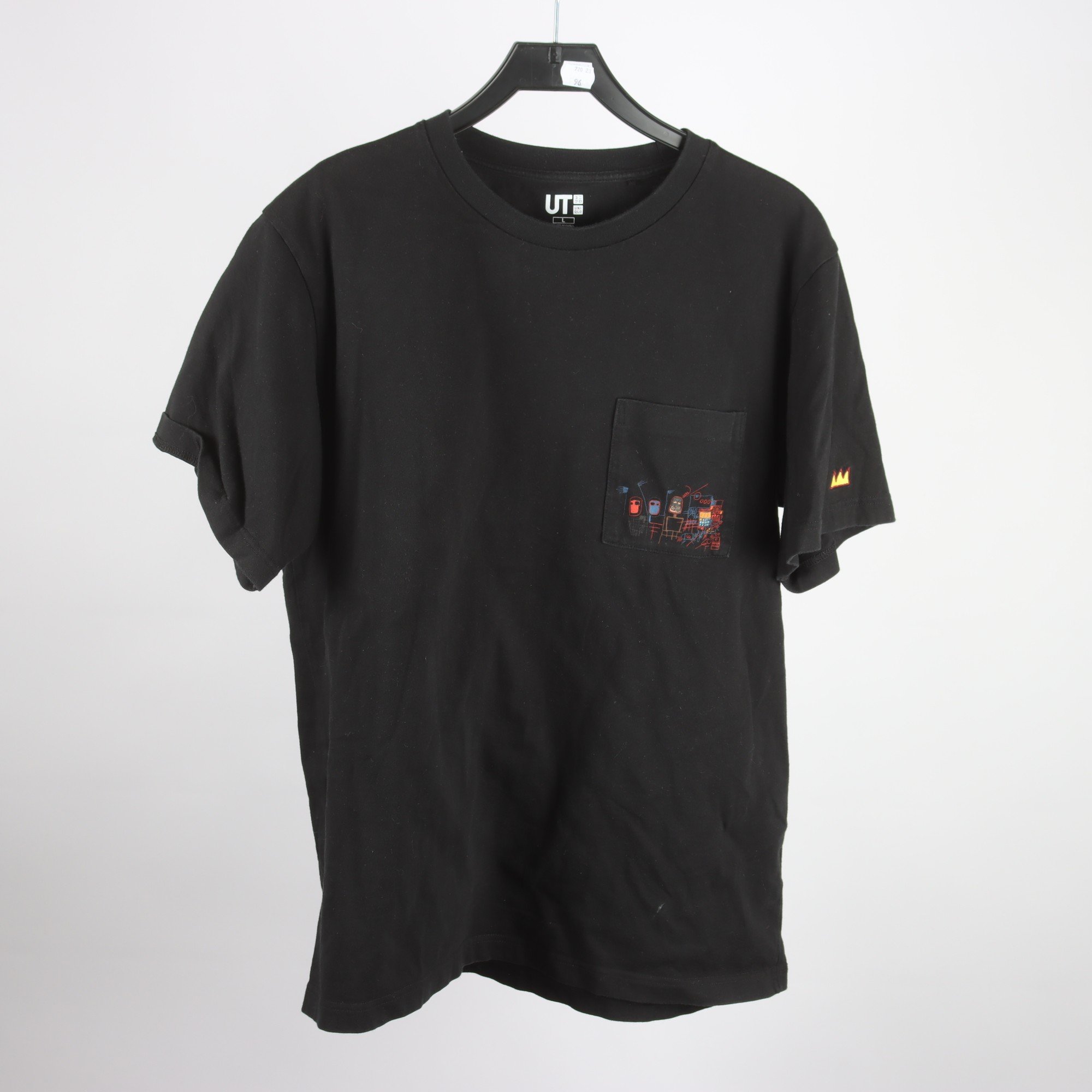 T-shirt, Uniqlo x Jean-Michel Basquiat, svart, stl. L