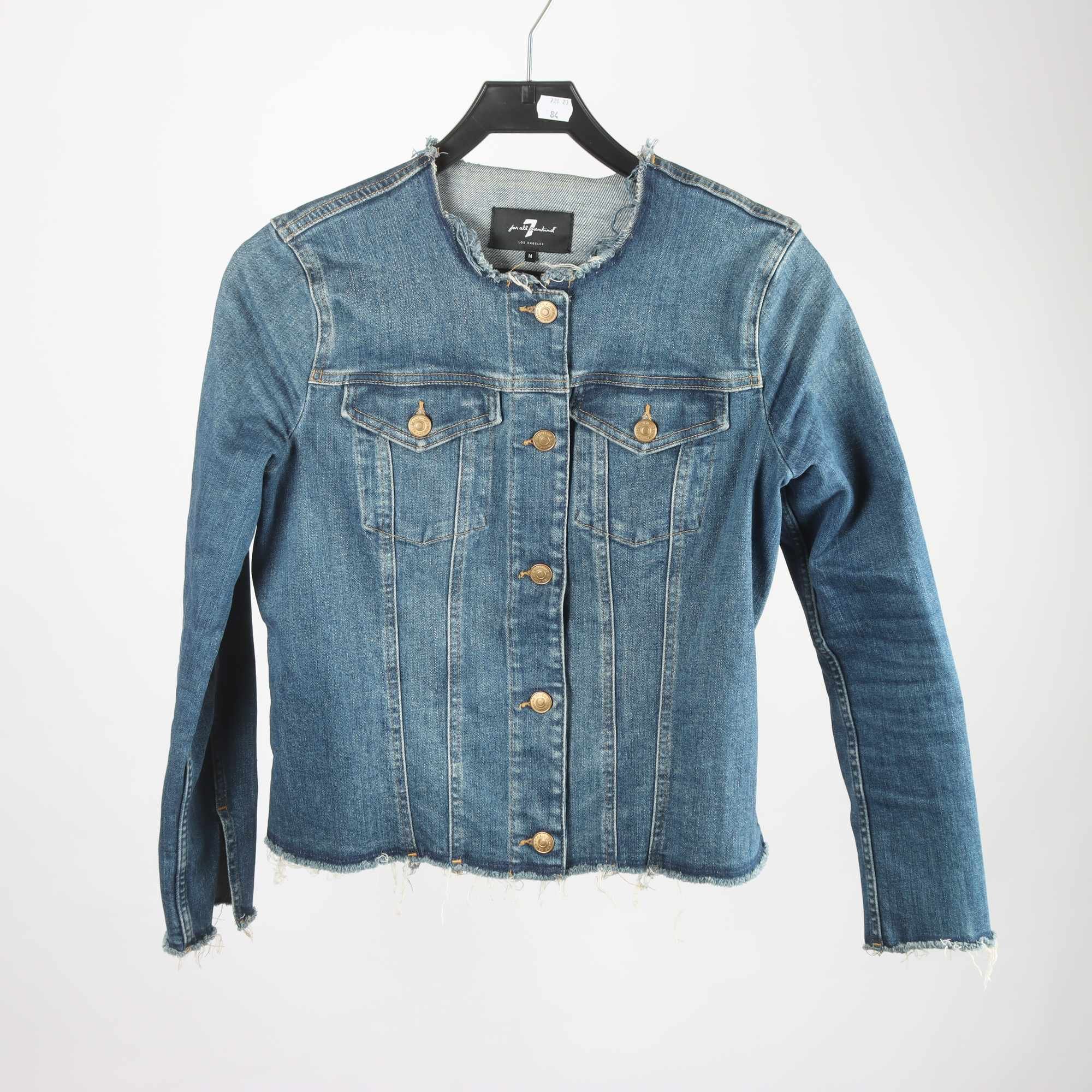 Jeansjacka, 7 for all mankind, Los Angeles, blå, stl. M