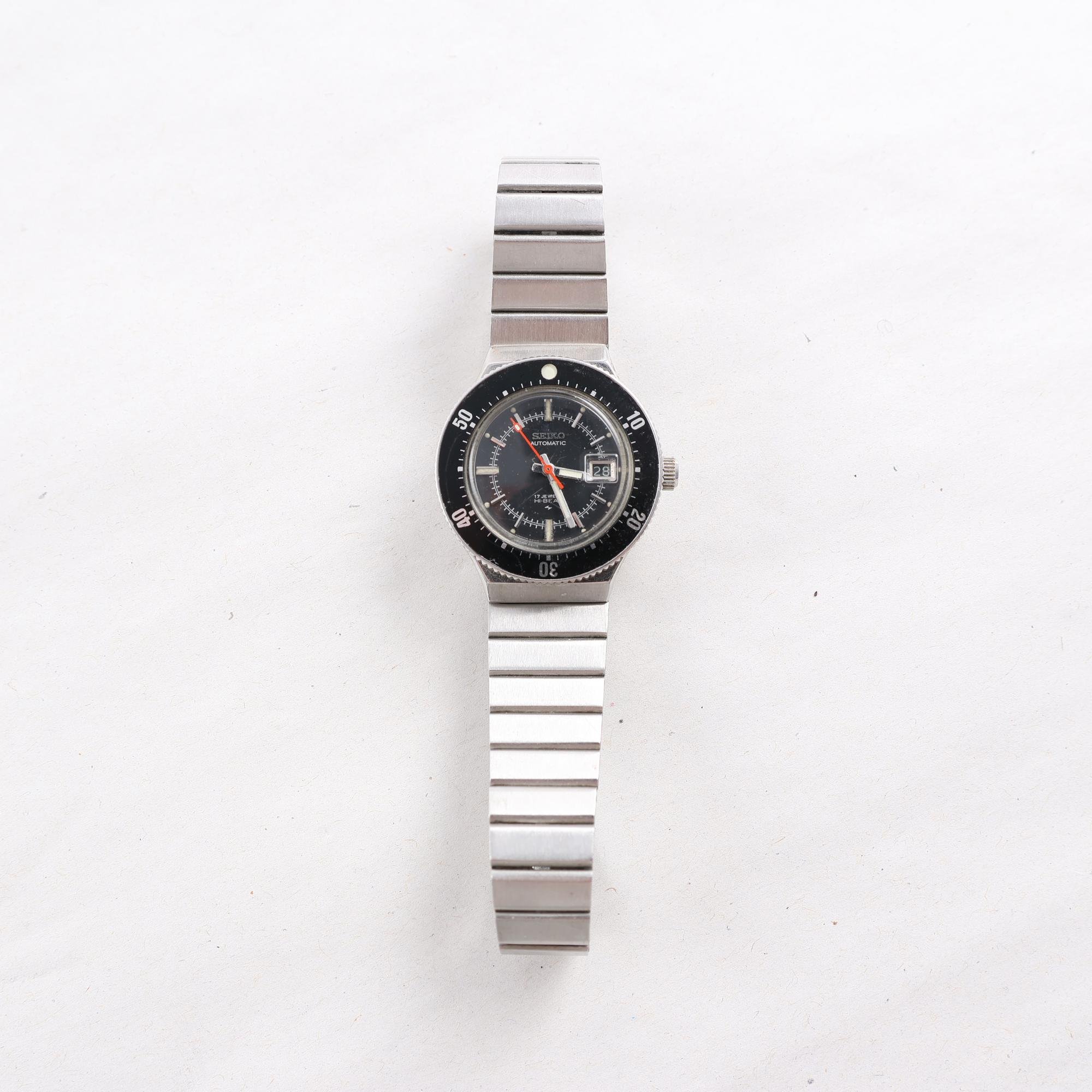Armbandsur, stål, Seiko, automatic, Hi Beat, datum