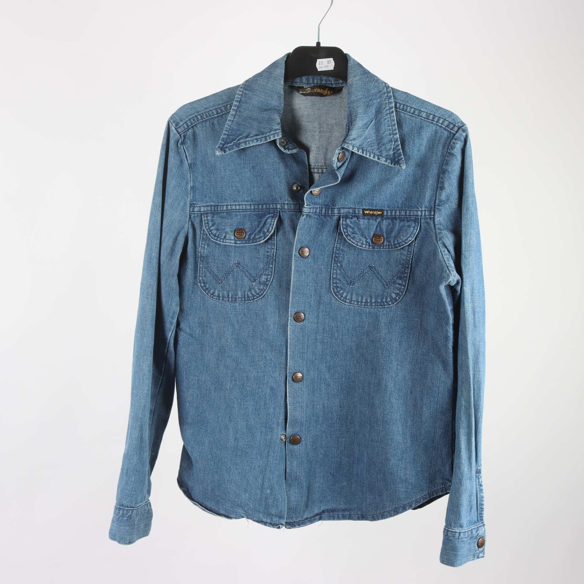 Jeansskjorta, Wrangler, vintage, stl. 38