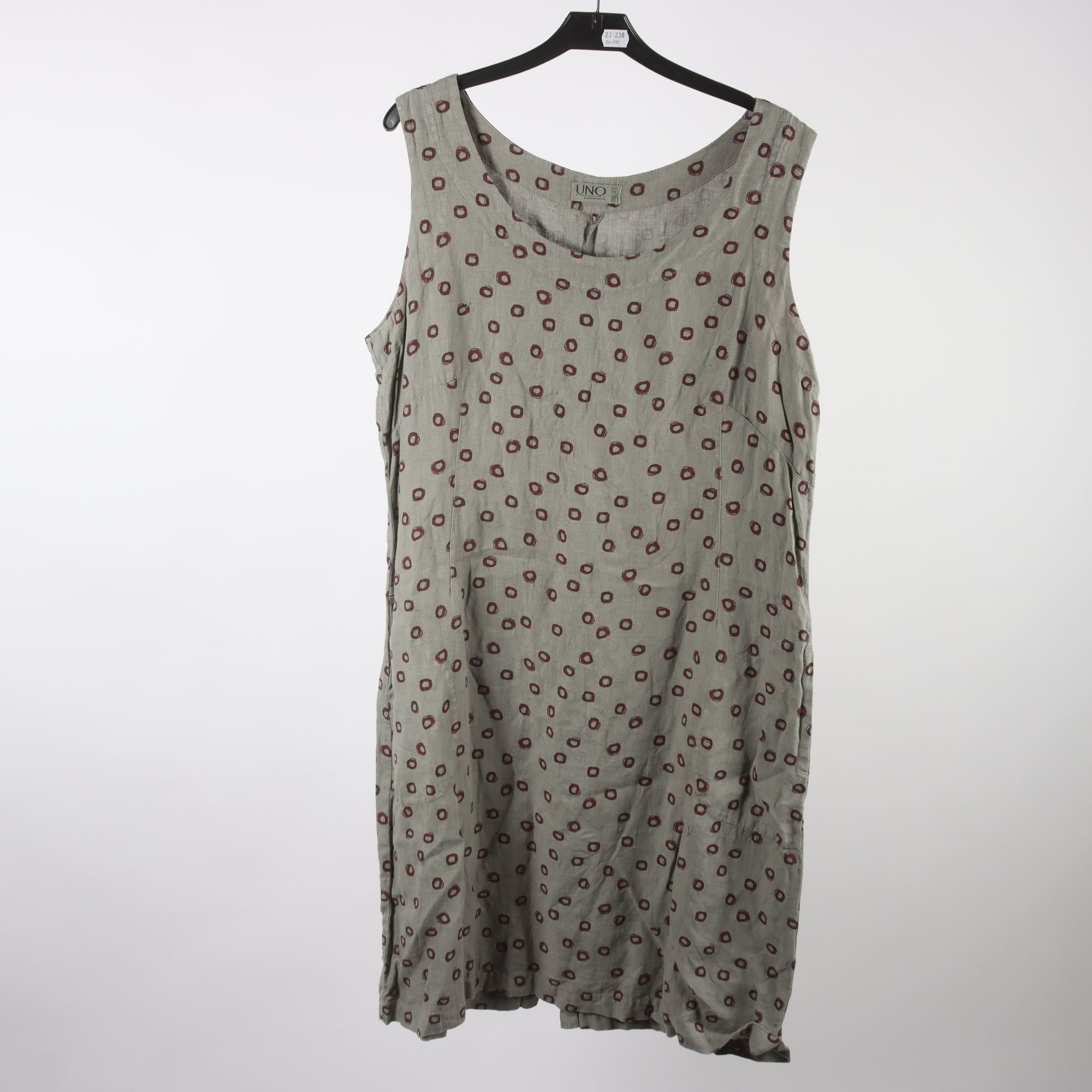 Klänning, Uno Danmark, 100% lin, stl. one size
