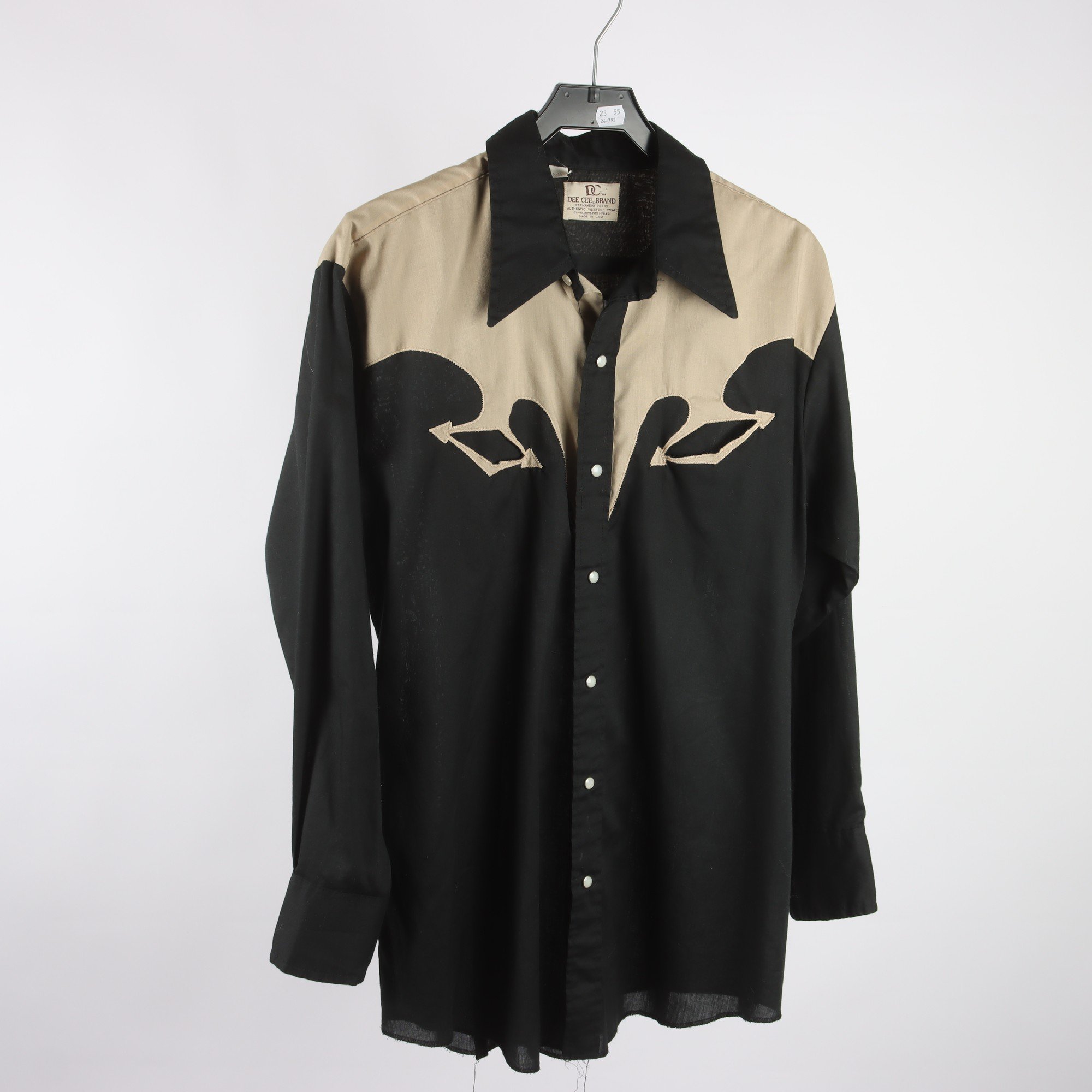Western skjorta, Dee Cee Brand, vintage, stl. XL